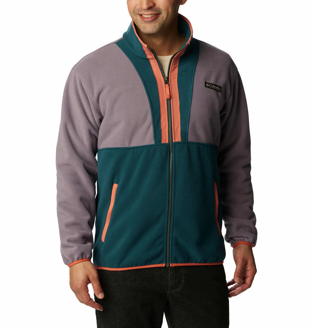 Columbia Men Purple Backbowl Remastered Fleece