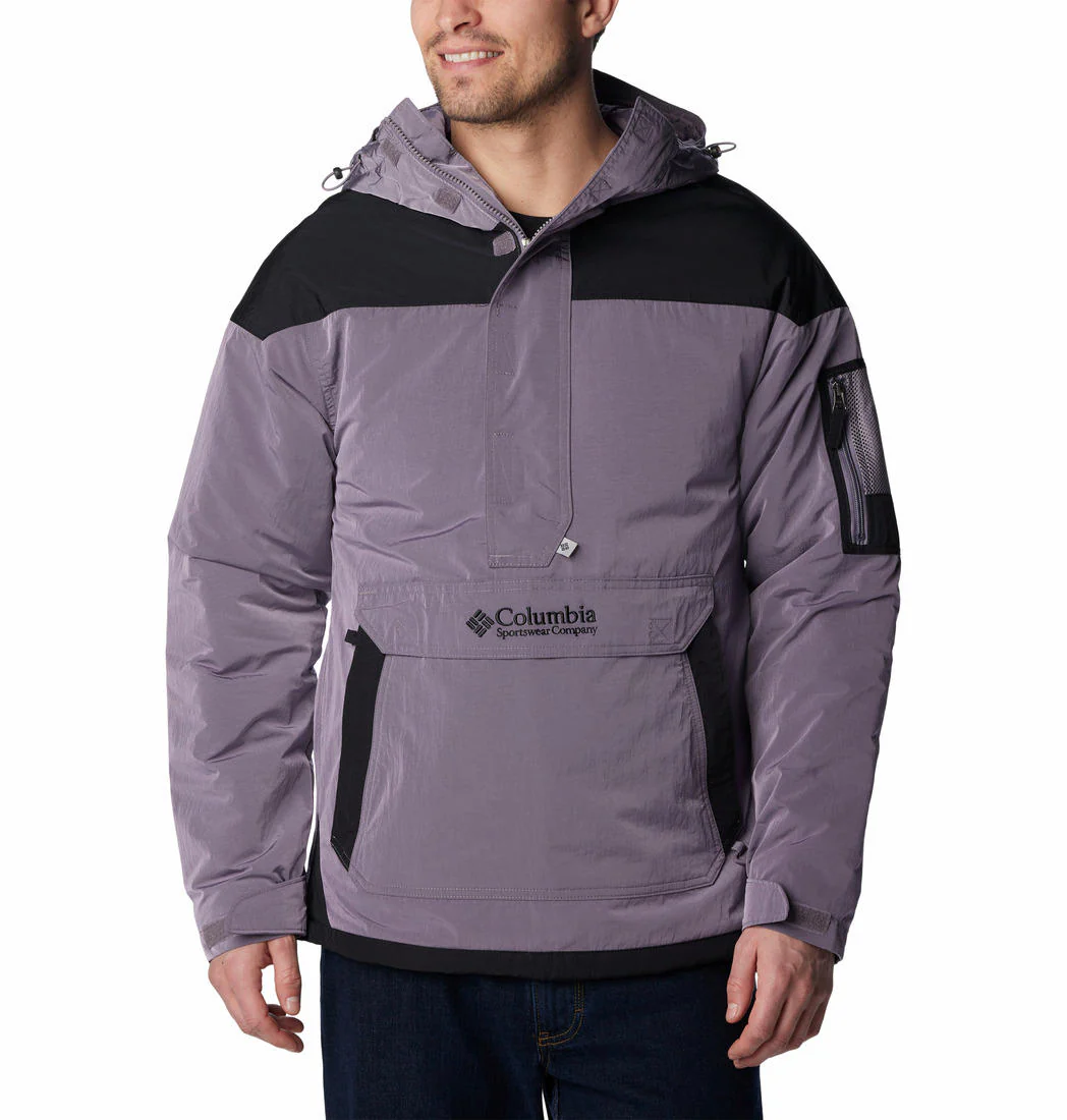 Columbia Men Purple Challenger Remastered Pullover