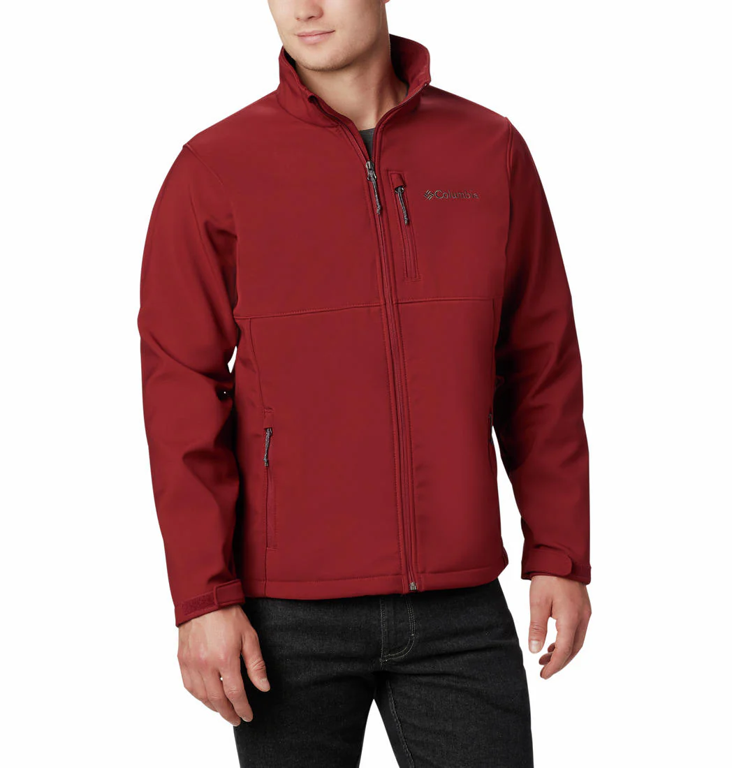 Columbia Men Red Ascender Softshell Jacket