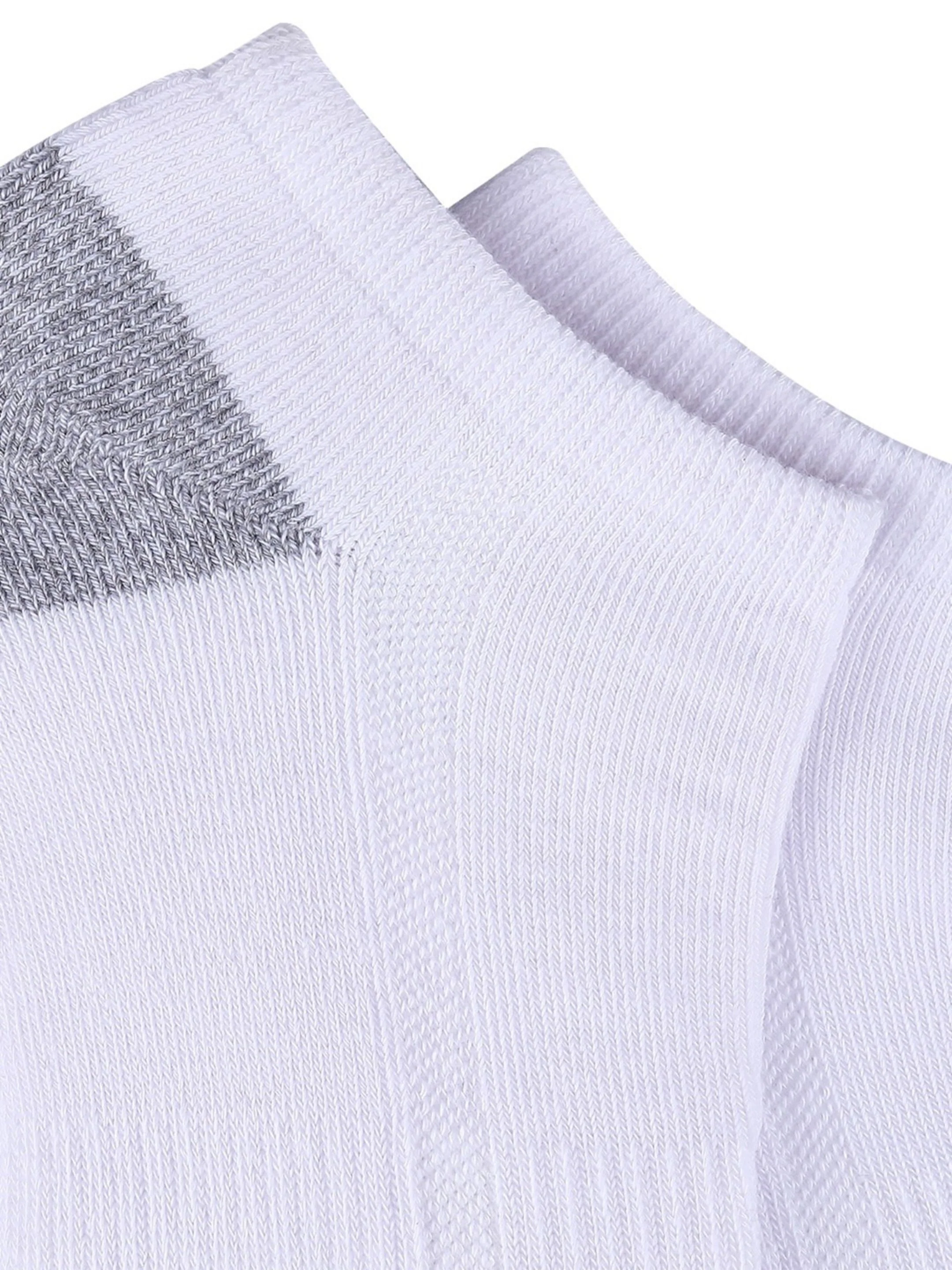 Columbia Men White SOCKS MN 3P NO-SHOW-HCUSH-H&T (3 Pair) (Non Returnable) - Image 3