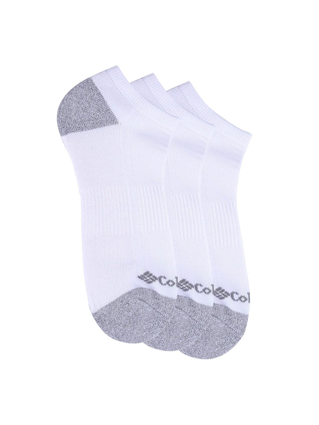 Columbia Men White SOCKS MN 3P NO-SHOW-HCUSH-H&T (3 Pair) (Non Returnable) - Image 4