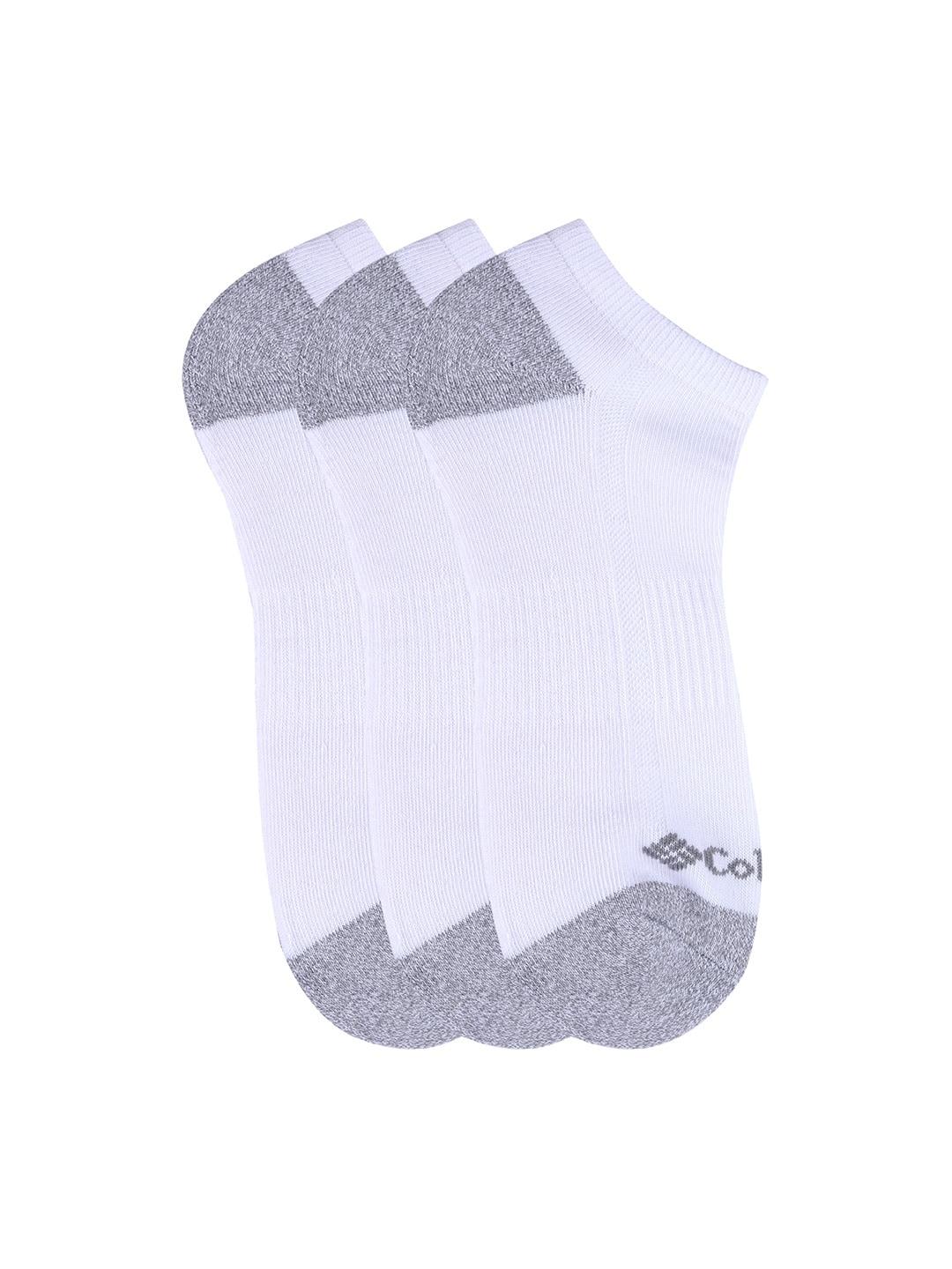 Columbia Men White SOCKS MN 3P NO-SHOW-HCUSH-H&T (3 Pair) (Non Returnable) - Image 5