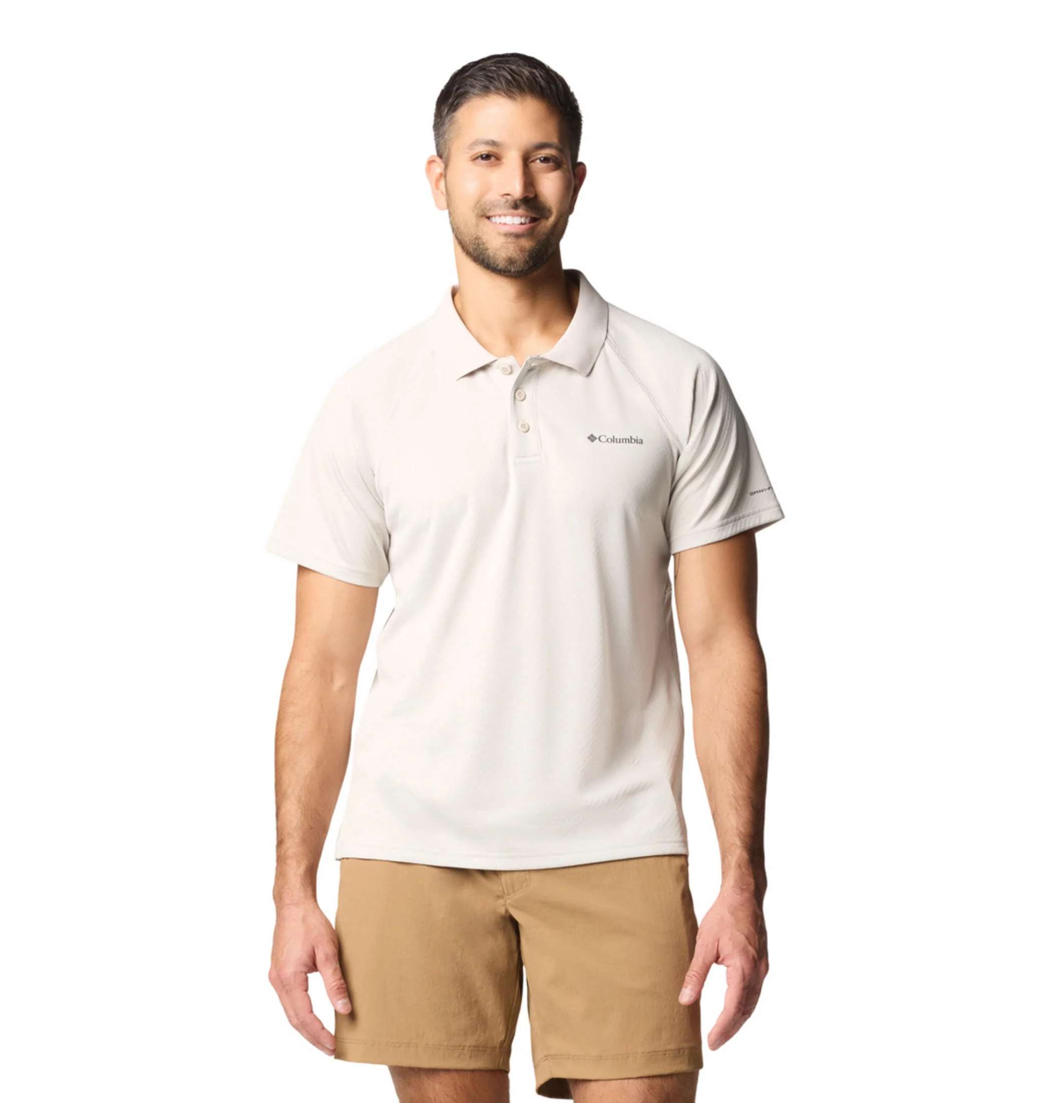 Columbia Men Brown Alpine Chill Pro Polo (Sun Protection)