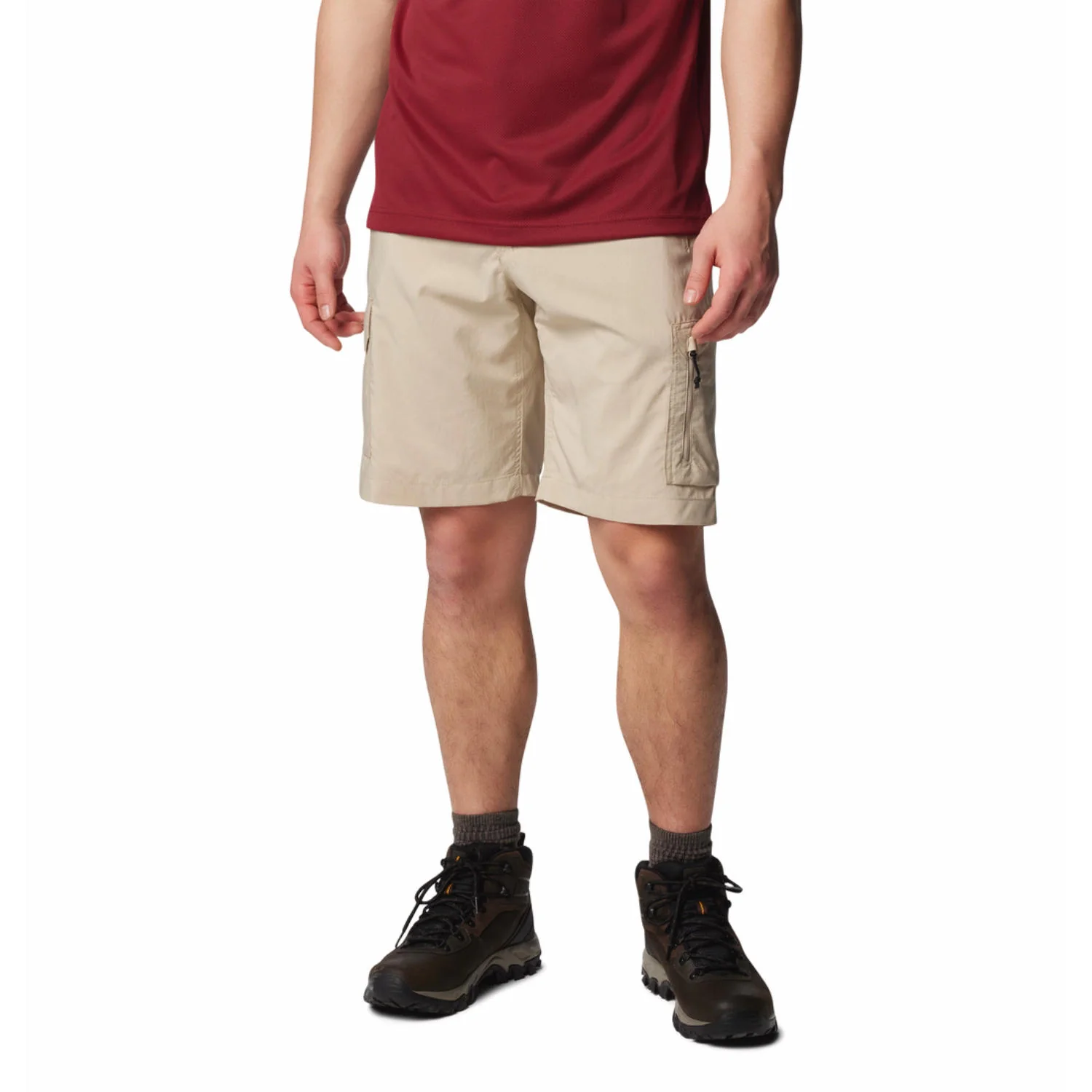 Columbia Men Brown Silver Ridge Utility Cargo Short (Sun Protection)