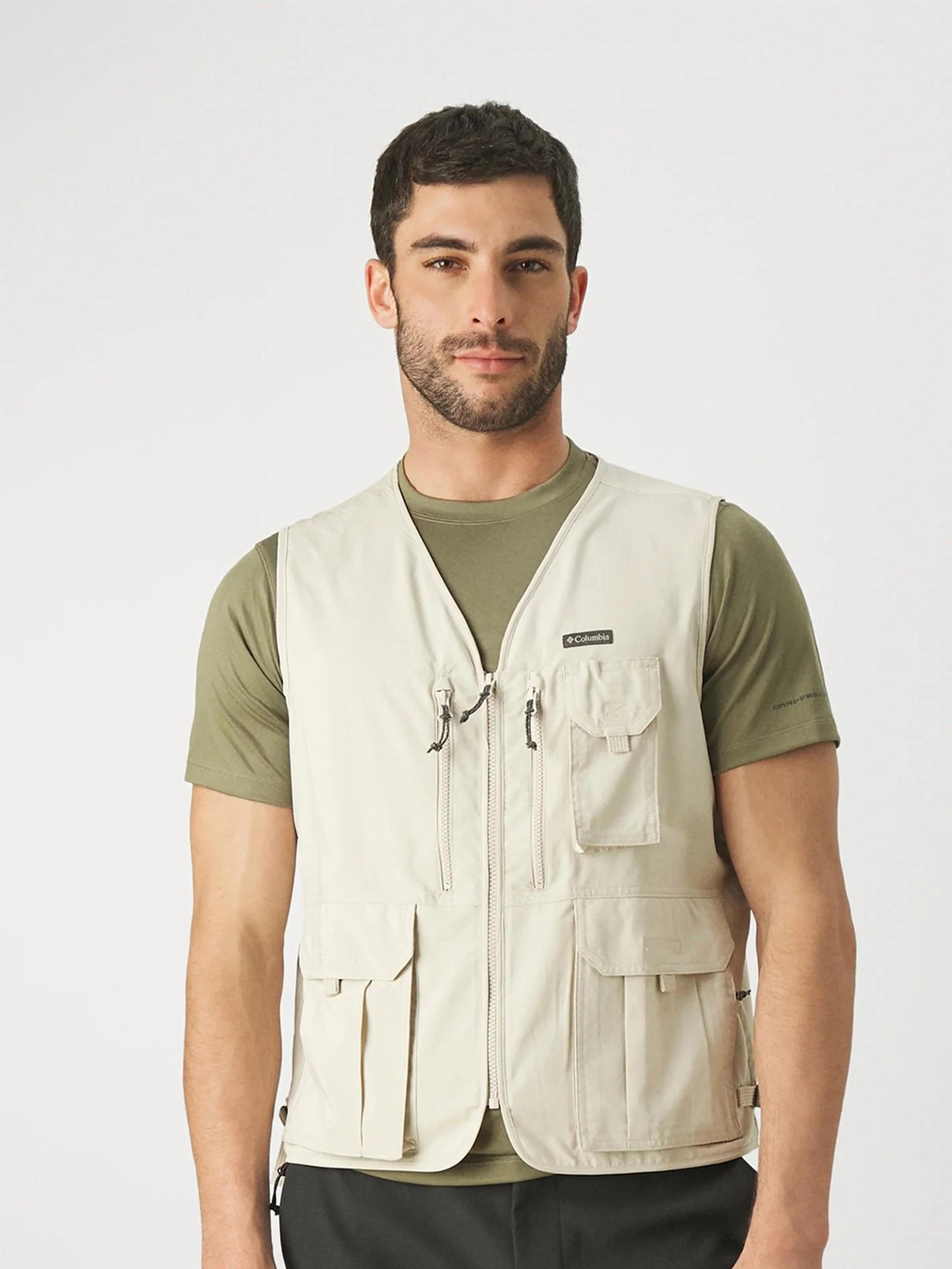 Columbia Men Brown Silver Ridge Utility Vest (Sun Protection)