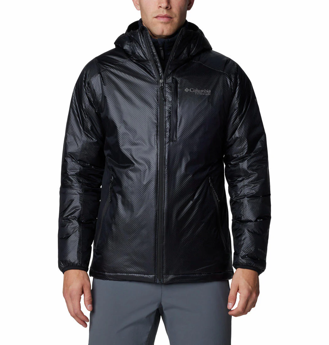 Columbia Men Black Arch Rock II Hooded Jacket