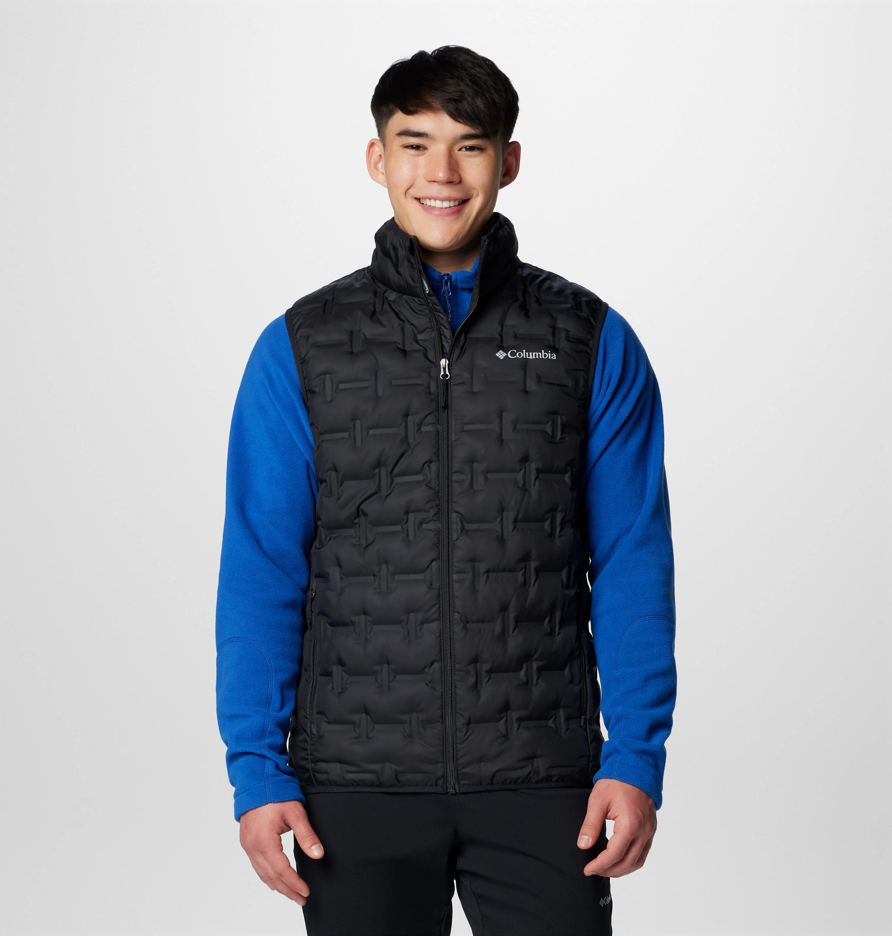 Columbia Men Black Delta Ridge II Down Vest