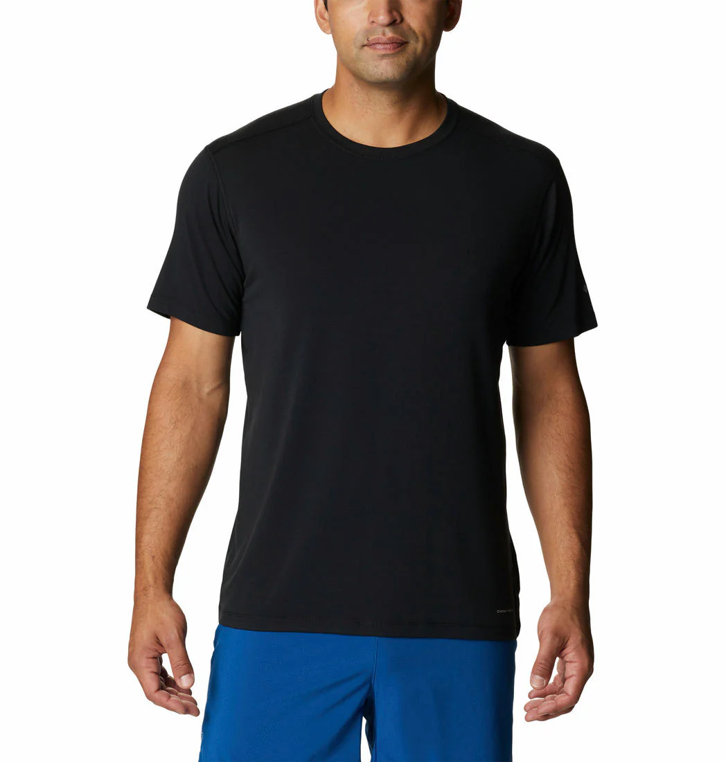 Columbia Men Black M Endless Trail Running Tech Tee
