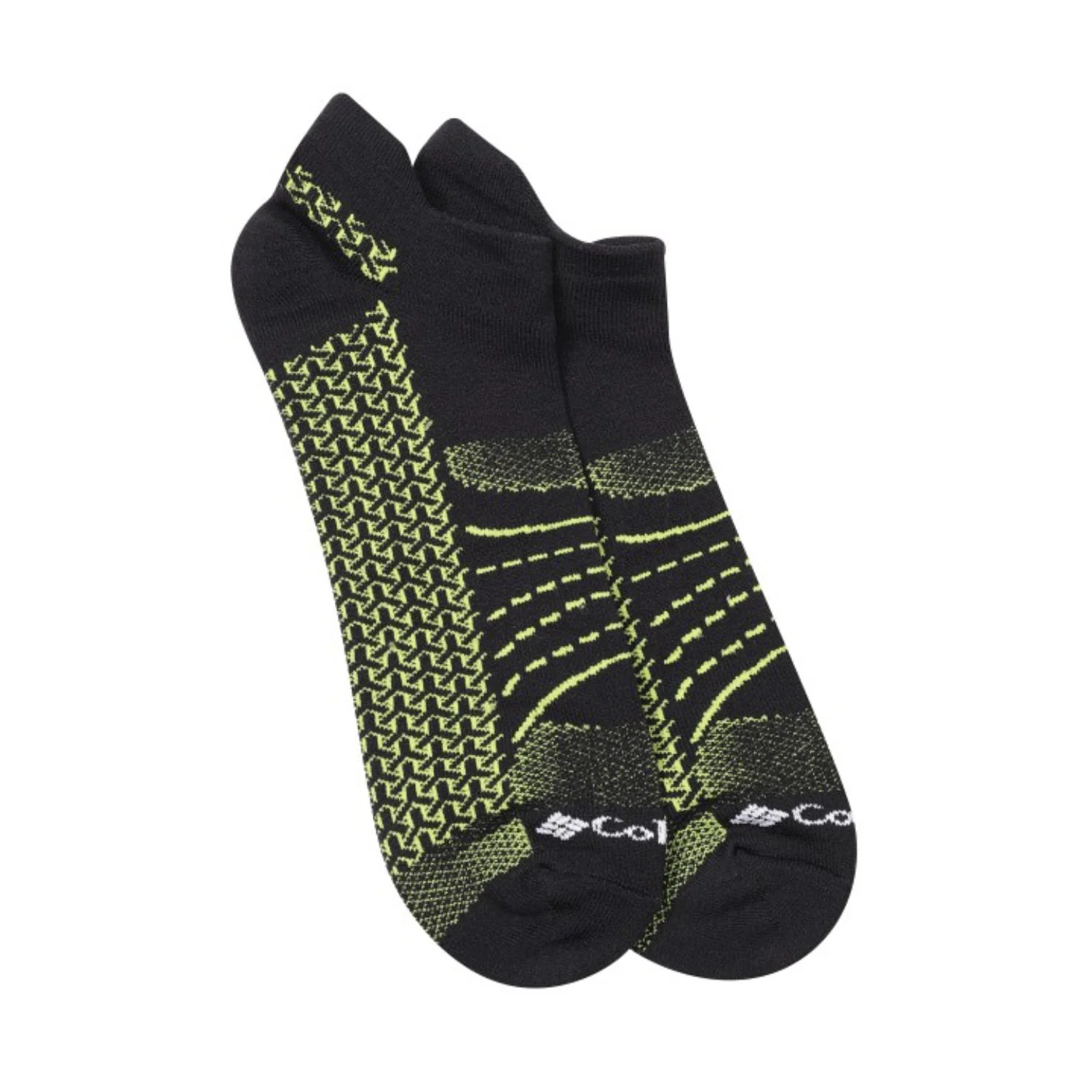 Columbia Men Black MAPPPED BRR NO-SHOW LIGHTWEIGHT  (2 Pair) (Non Returnable)