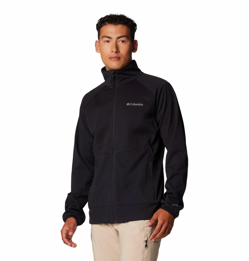 Columbia Men Black Outdoor Tracks Full Zip II - Image 3
