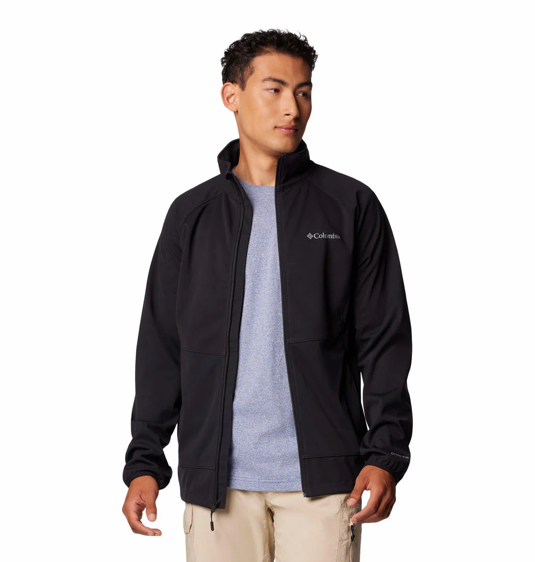 Columbia Men Black Outdoor Tracks Full Zip II - Image 9