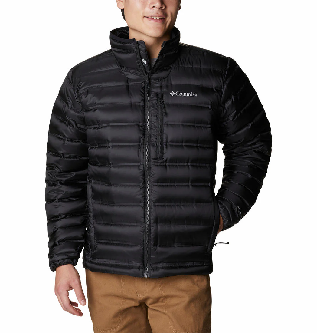 Columbia Men Black Pebble Peak II Down Jacket