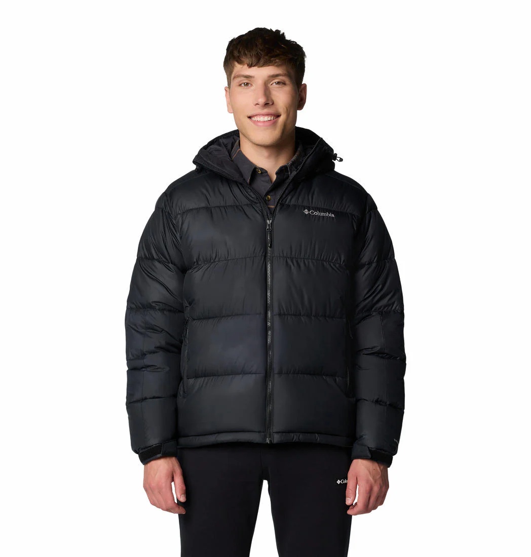Columbia Men Black Pike Lake II Hooded Jacket
