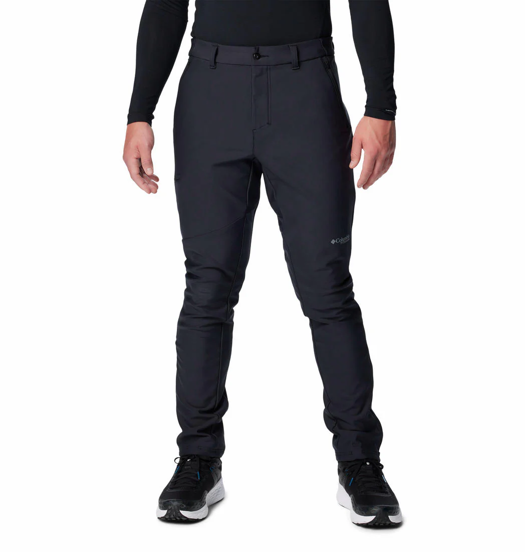 Columbia Men Black Vast Canyon Softshell Pant
