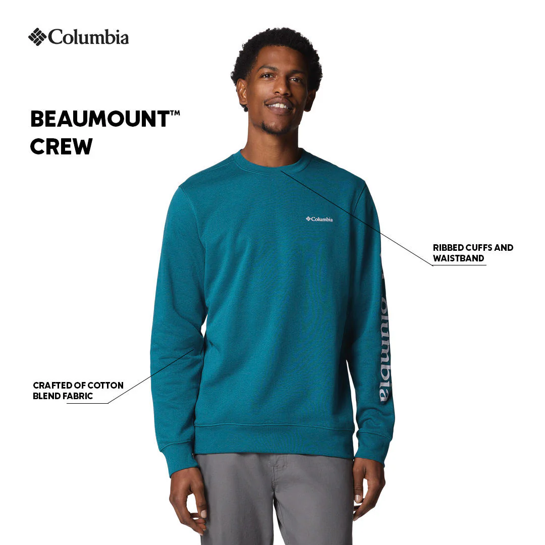 Columbia Men Blue Beaumount Crew