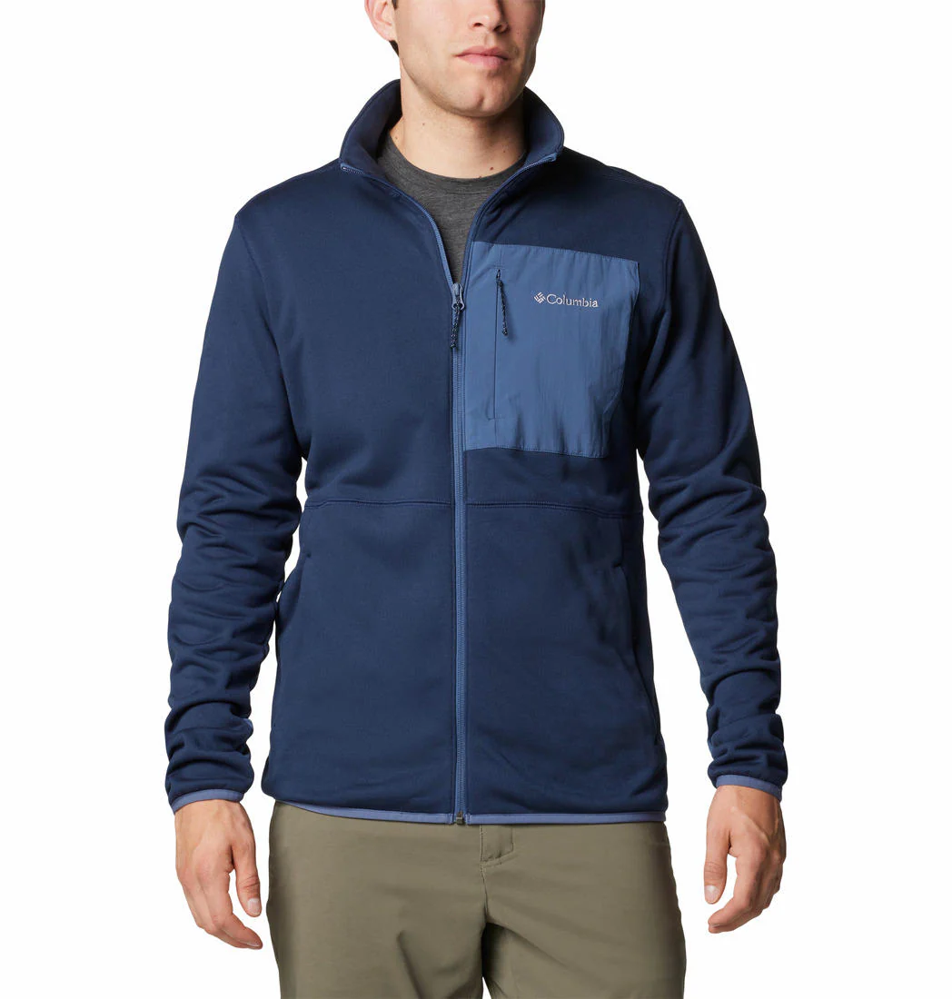 Columbia Men Blue Columbia Hike Full Zip II