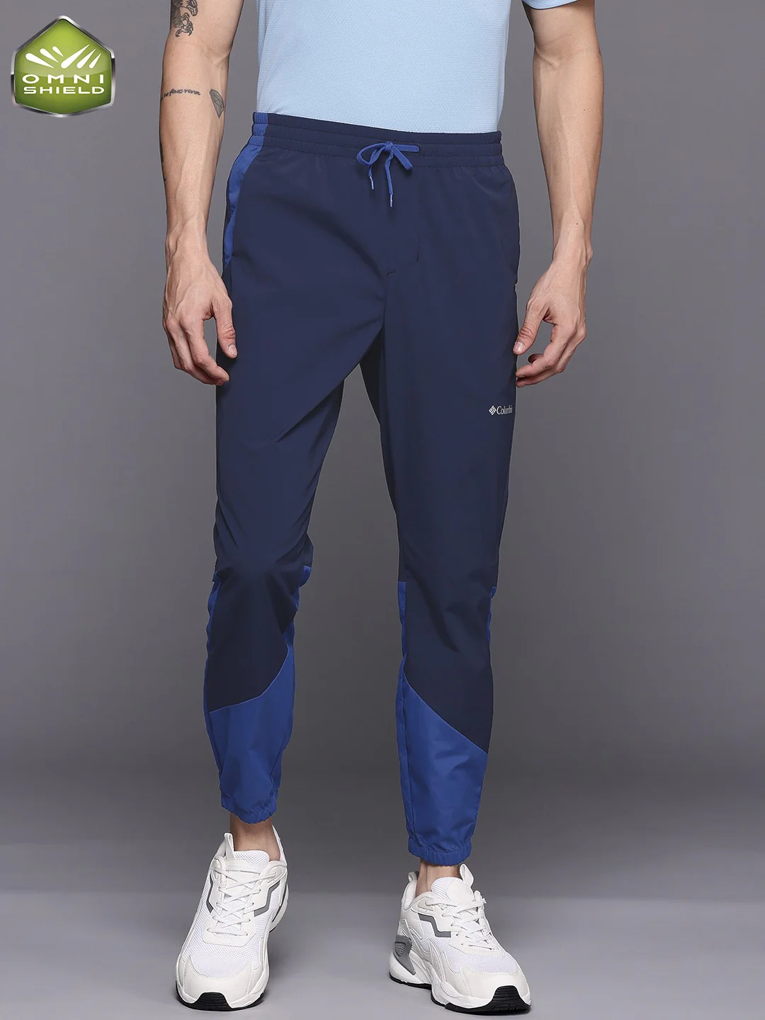 Columbia Men Blue Columbia Tech Nylon Pant