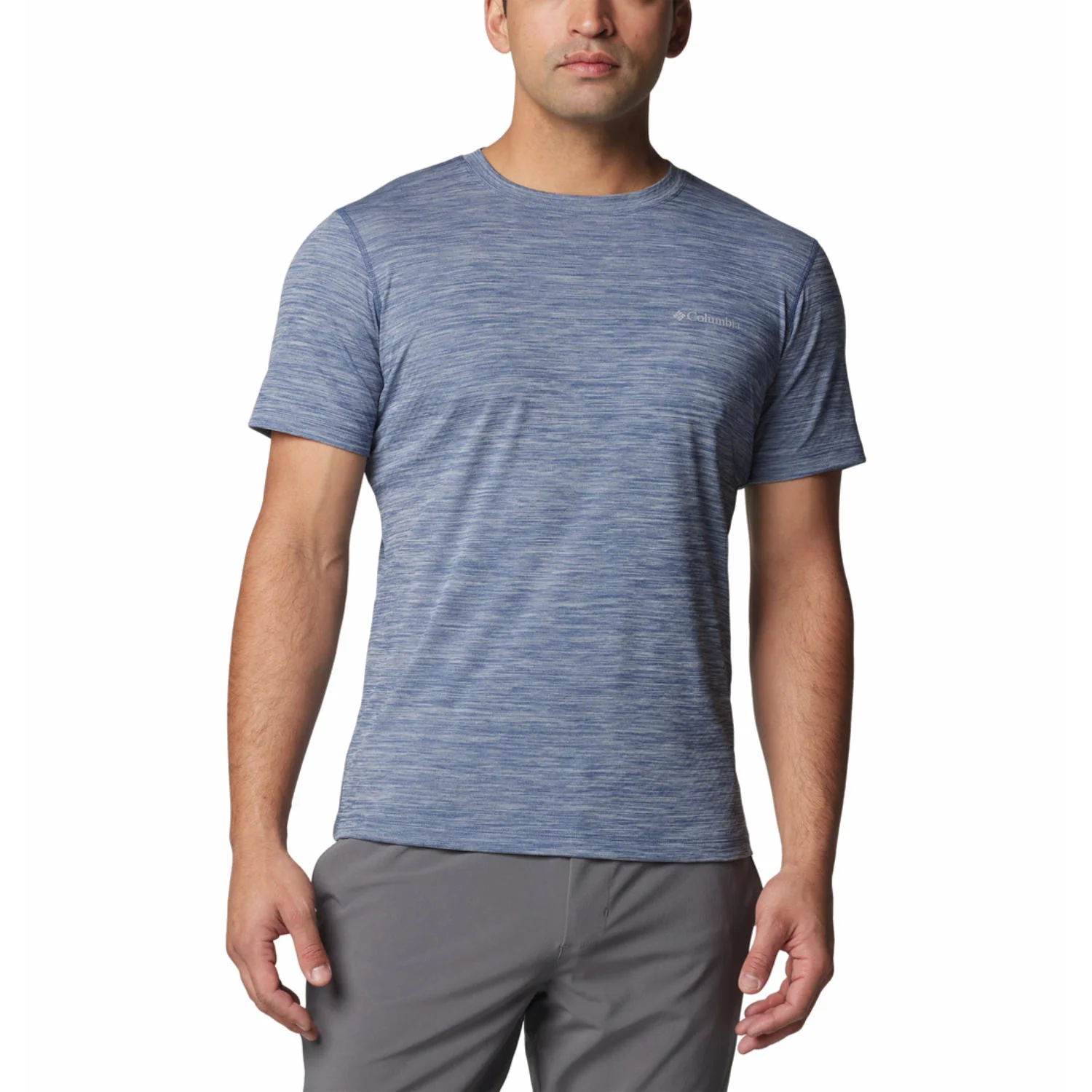 Columbia Men Blue Zero Rules Short Sleeve Shirt