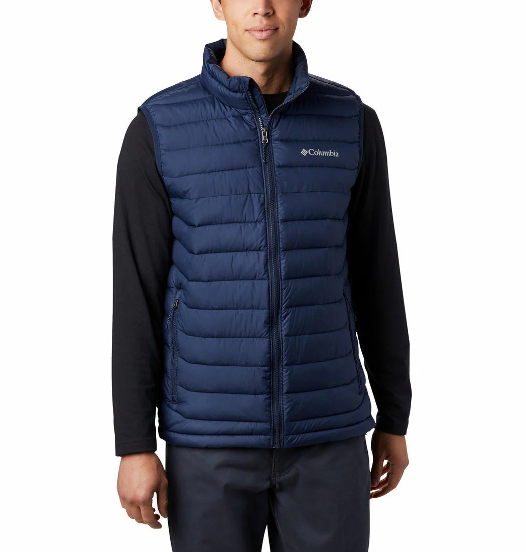 Columbia Men Blue Powder Lite II Vest