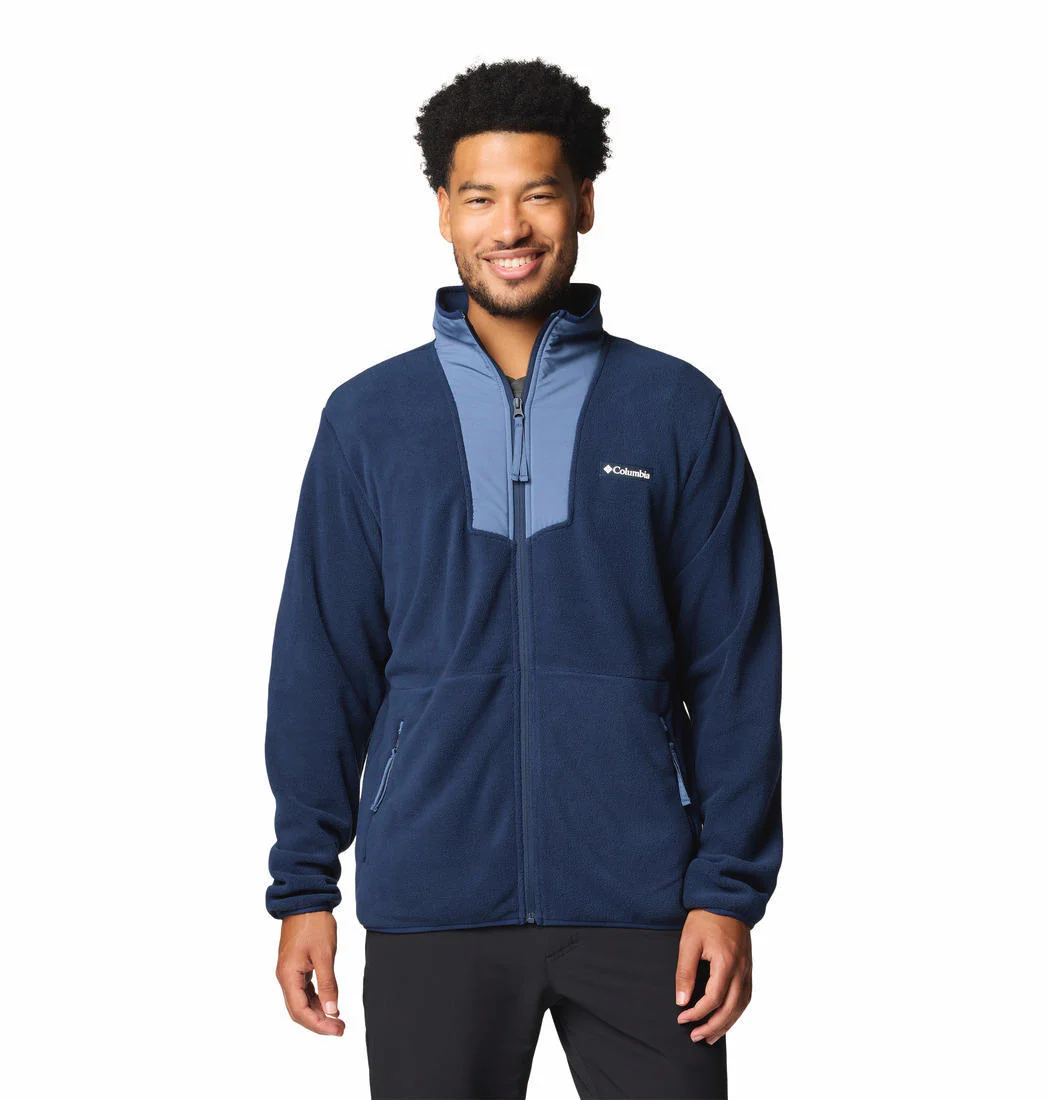 Columbia Men Blue Sequoia Grove Full Zip Fleece