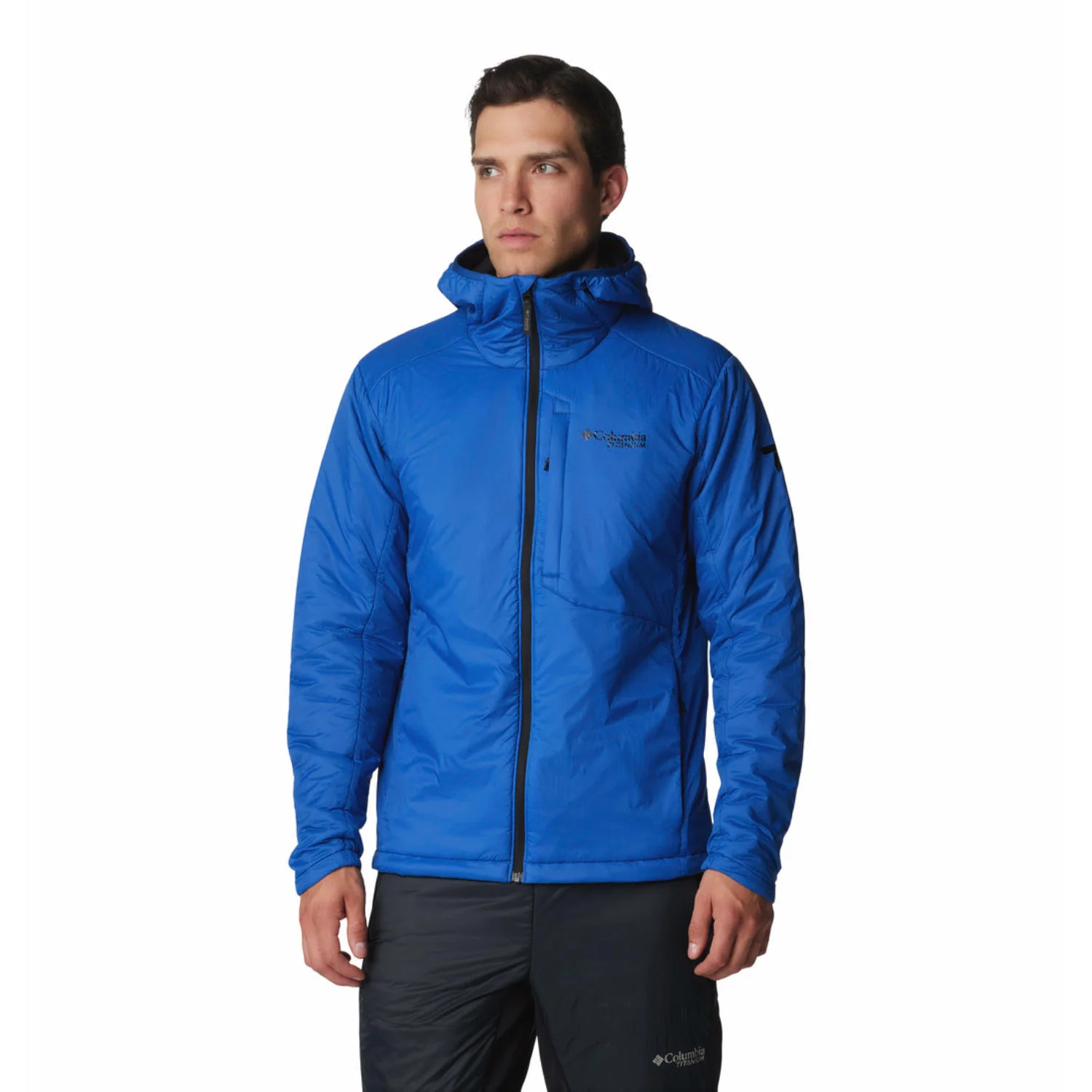 Columbia Men Blue Silver Leaf Stretch Insulated II Jacket