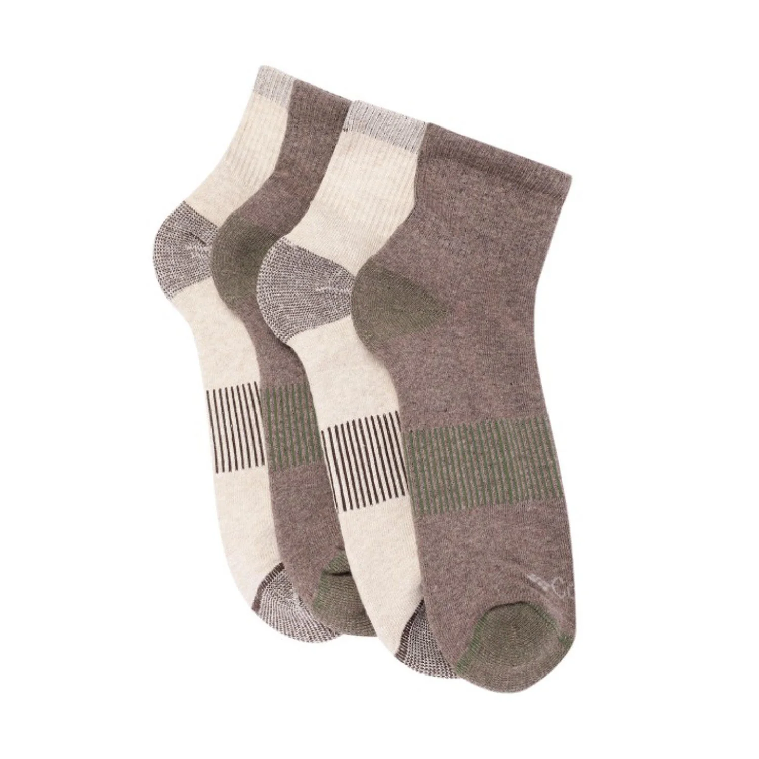 Columbia Men Brown HEATHER RIB QUARTER (4 Pair) (Non Returnable) - Image 2