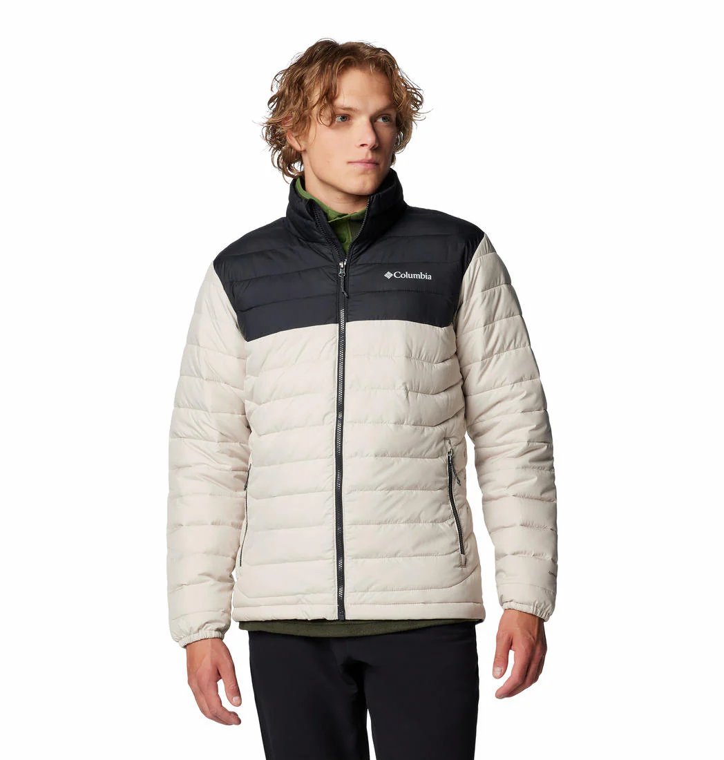 Columbia Men Brown Powder Lite II Jacket