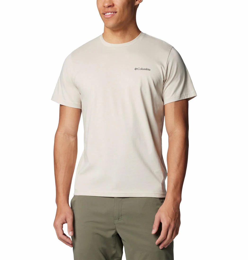Columbia Men Brown Rapid Ridge Back Graphic Tee II