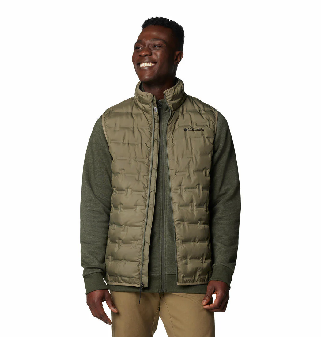 Columbia Men Green Delta Ridge II Down Vest