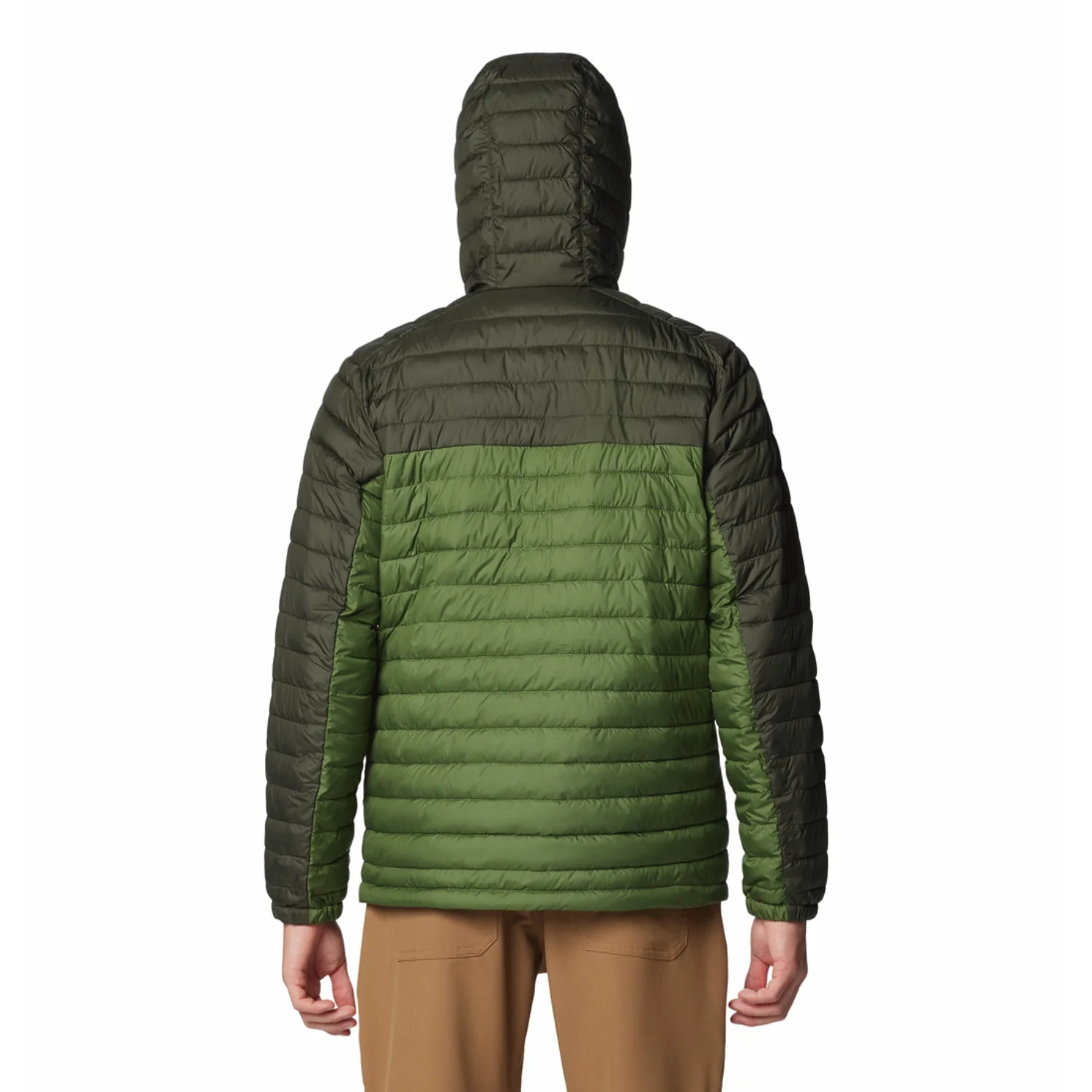Columbia Men Green Silver Falls II Hooded Jacket - Image 2