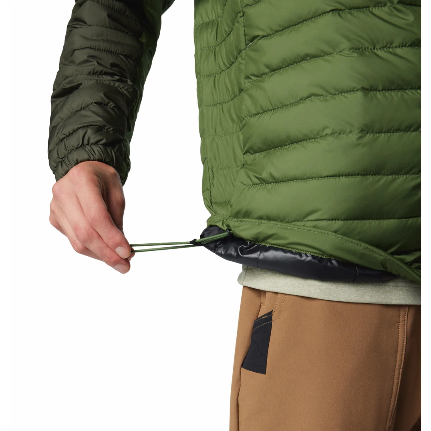 Columbia Men Green Silver Falls II Hooded Jacket - Image 4