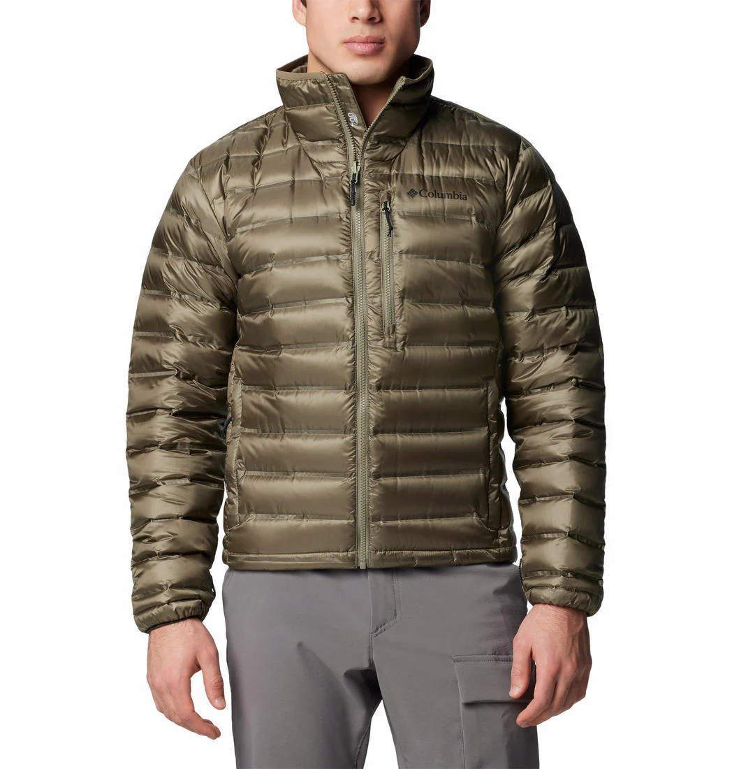 Columbia Men Green Pebble Peak II Down Jacket