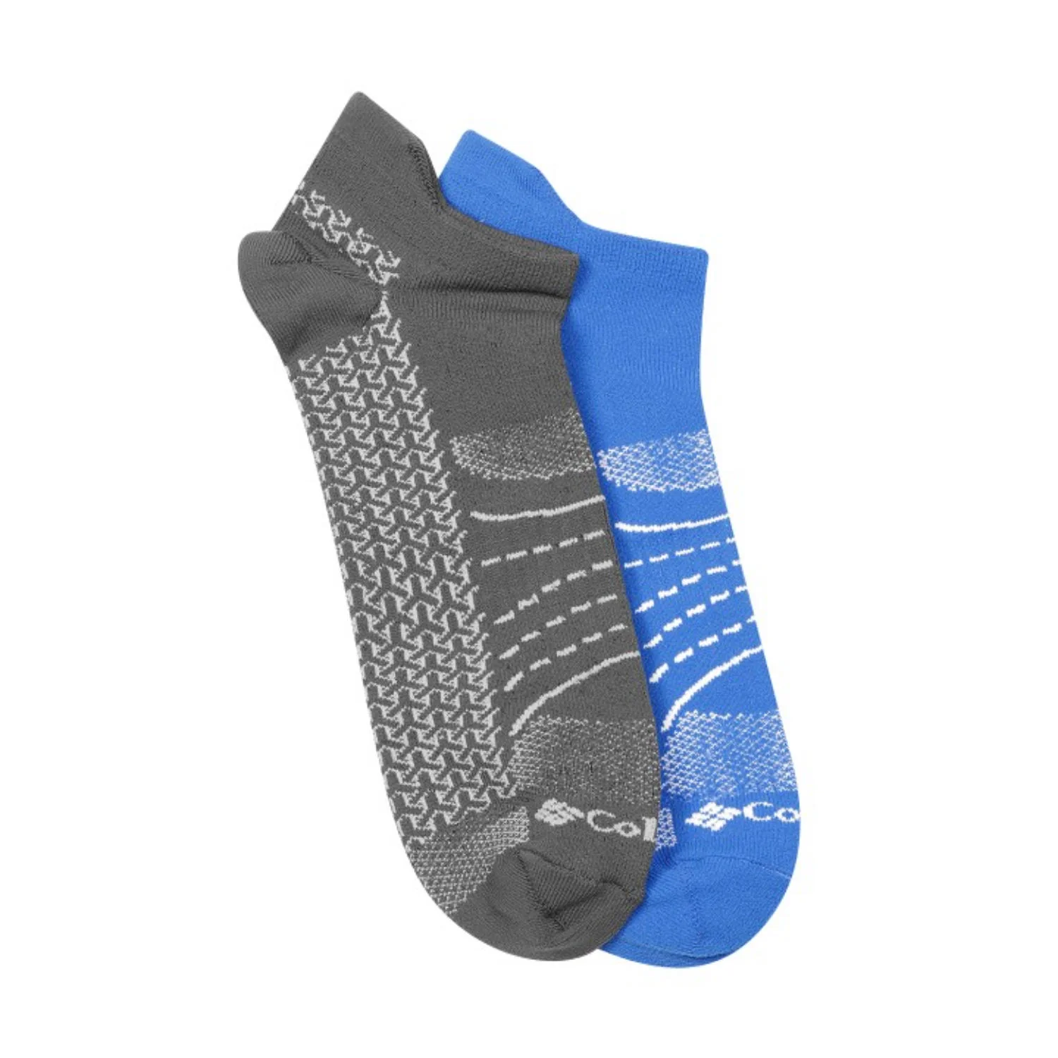 Columbia Men Multi MAPPPED BRR NO-SHOW LIGHTWEIGHT (2 Pair) (Non Returnable)