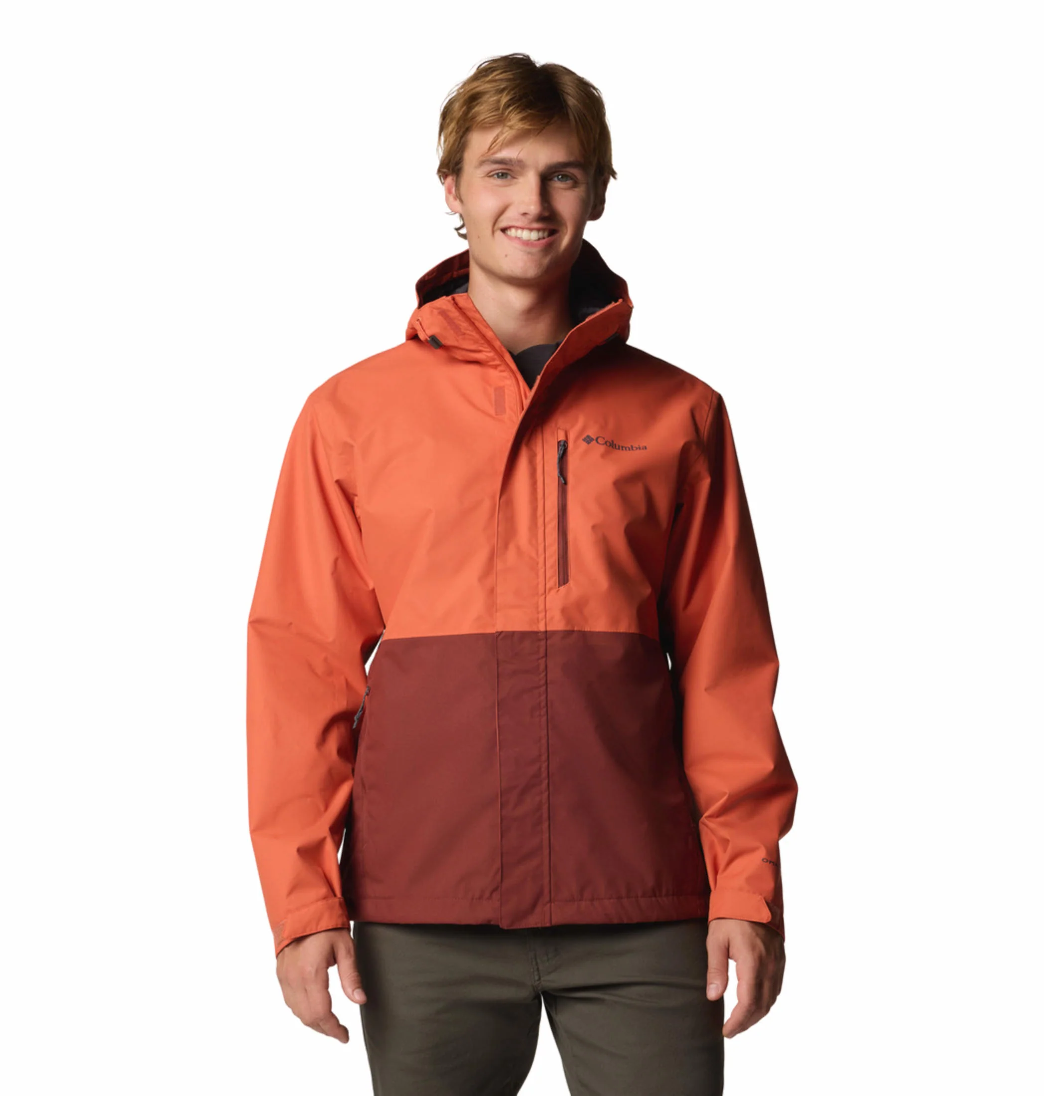 Columbia Men Red Hikebound II Jacket Waterproof