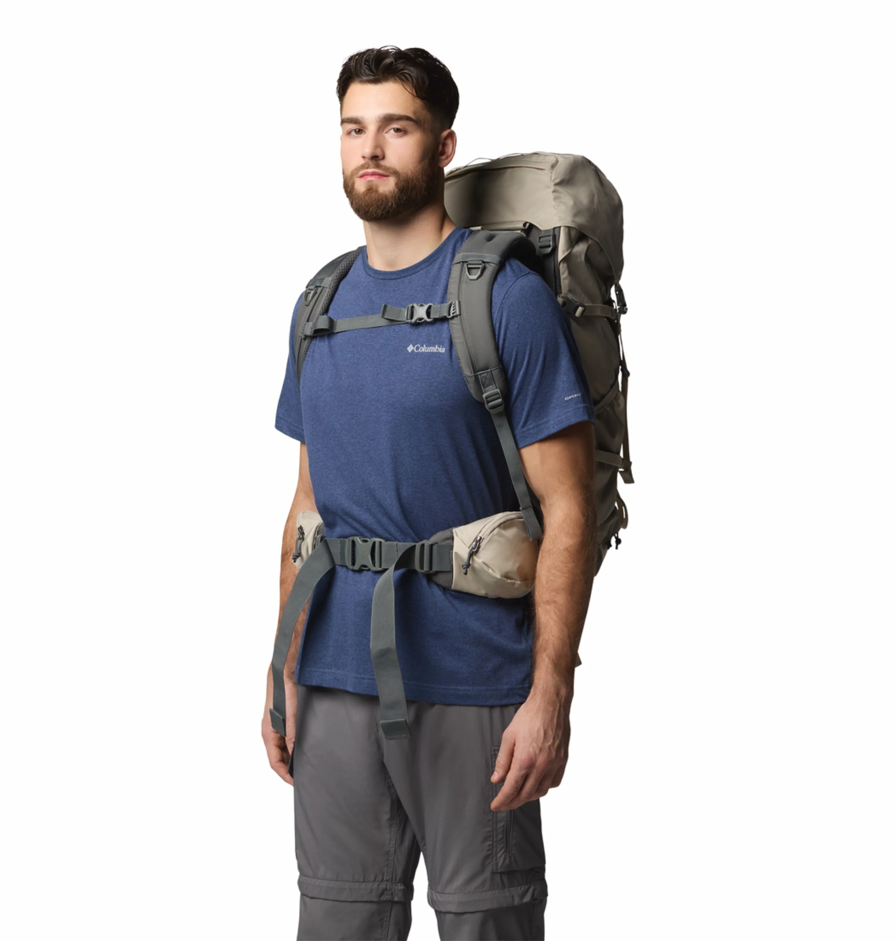 Columbia Unisex Beige Omni-Shield Wildwood Heights 45L+5L Backpack