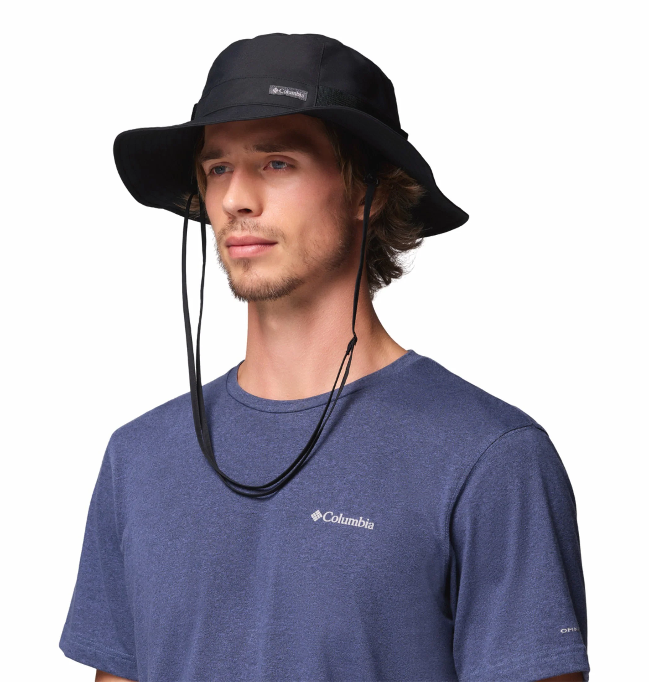 Columbia Unisex Black Omni-Freeze Packable Bucket Hat