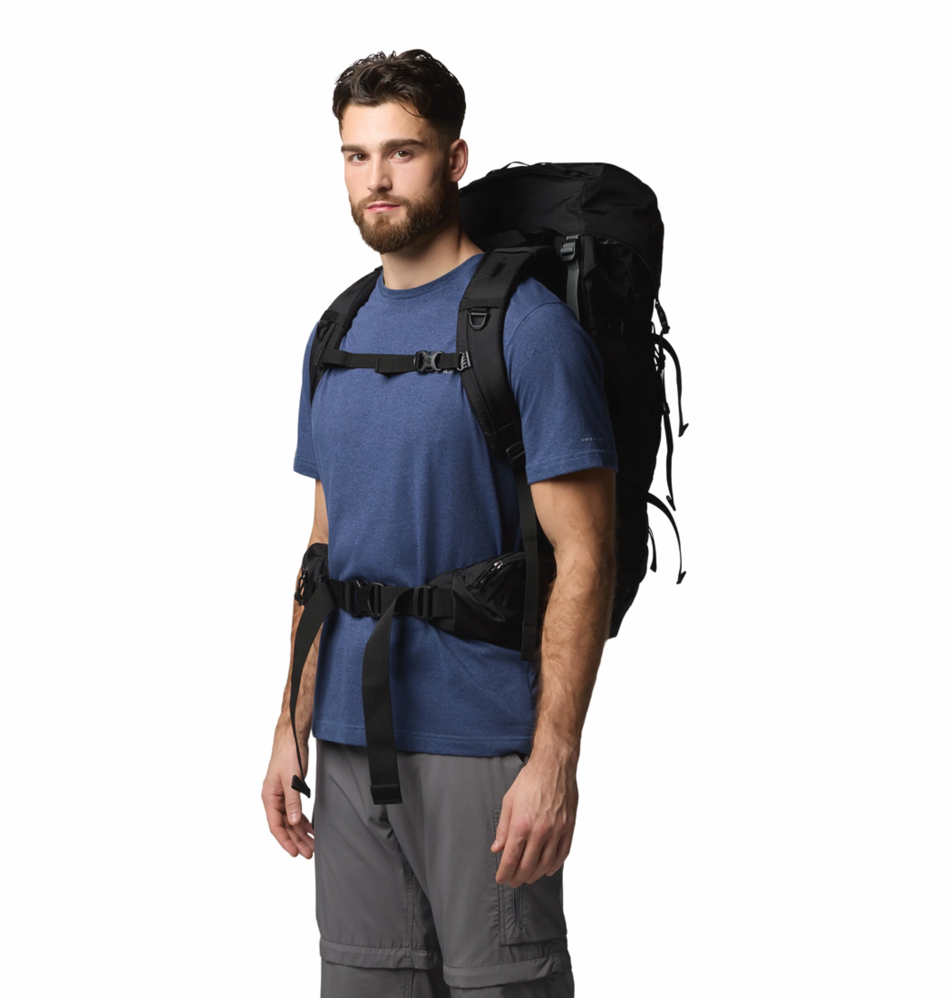 Columbia Unisex Black Omni-Shield Wildwood Heights 45L+5L Backpack