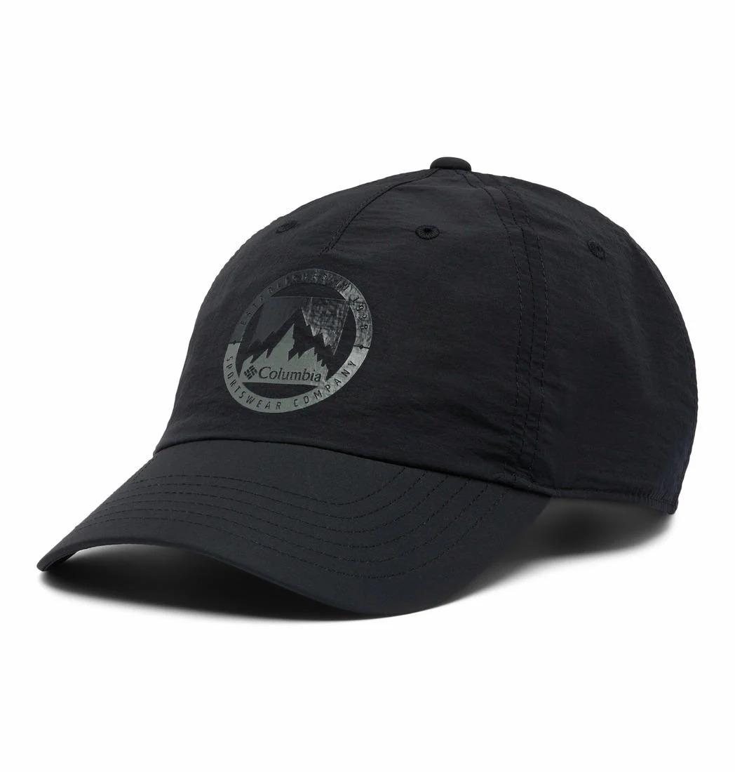 Columbia Unisex Black Spring Canyon Ball Cap (Sun Protection)