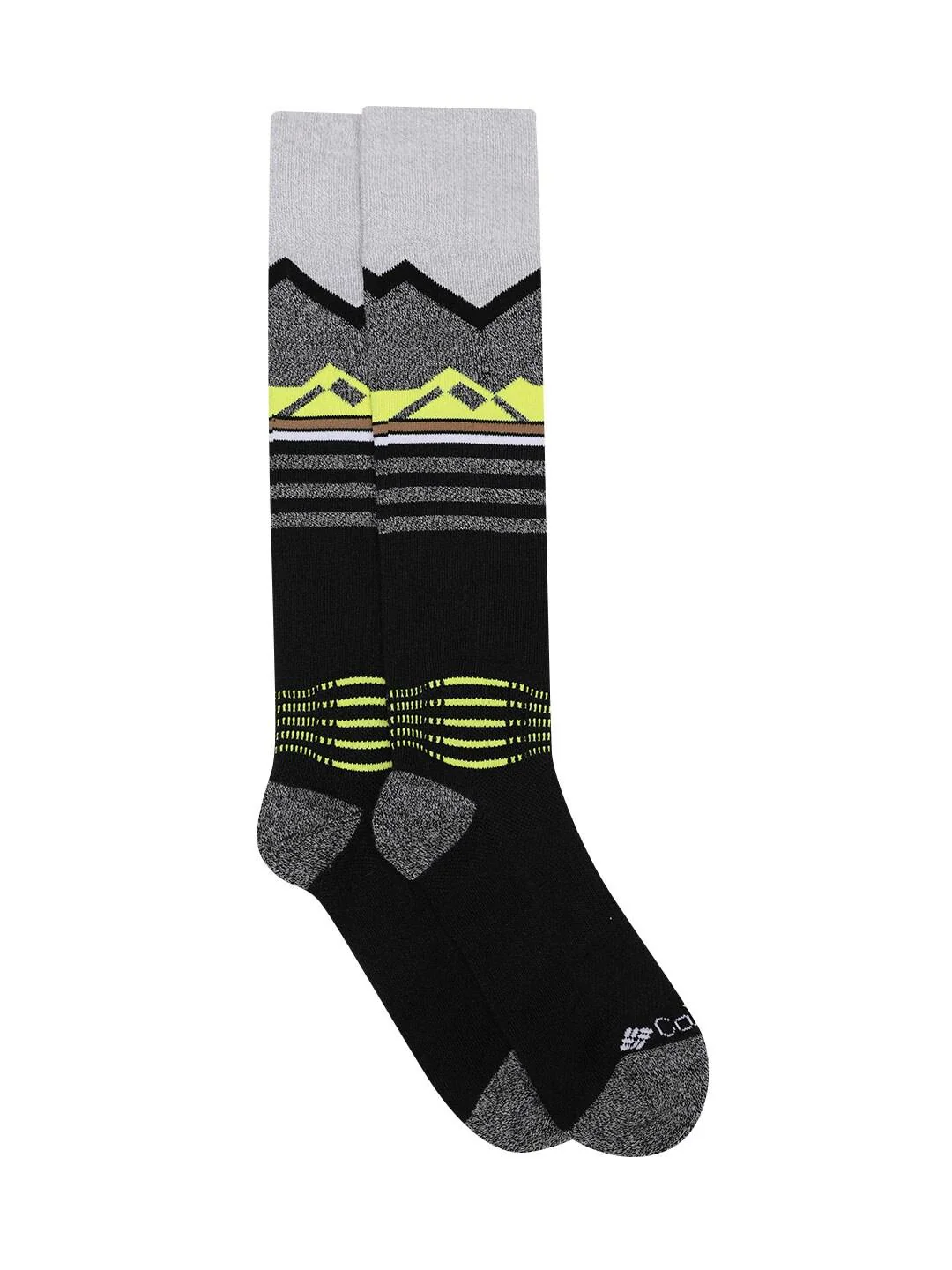 Columbia Unisex Black SOCKS UX 1P SKI OTC LRG 1 PAIR (1 Pair) (Non Returnable) - Image 2