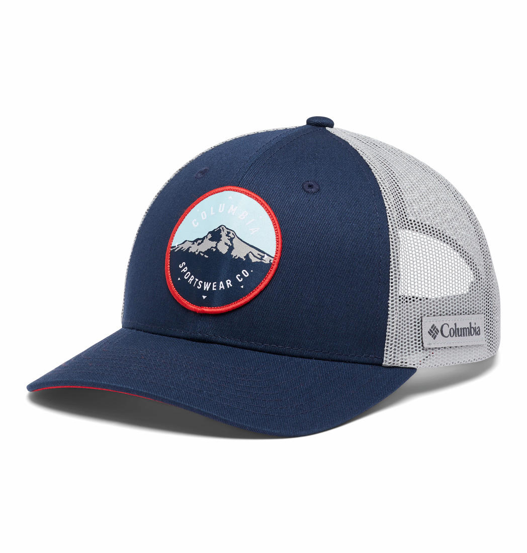 Columbia Unisex Navy Blue Columbia Mesh Snap Back - High