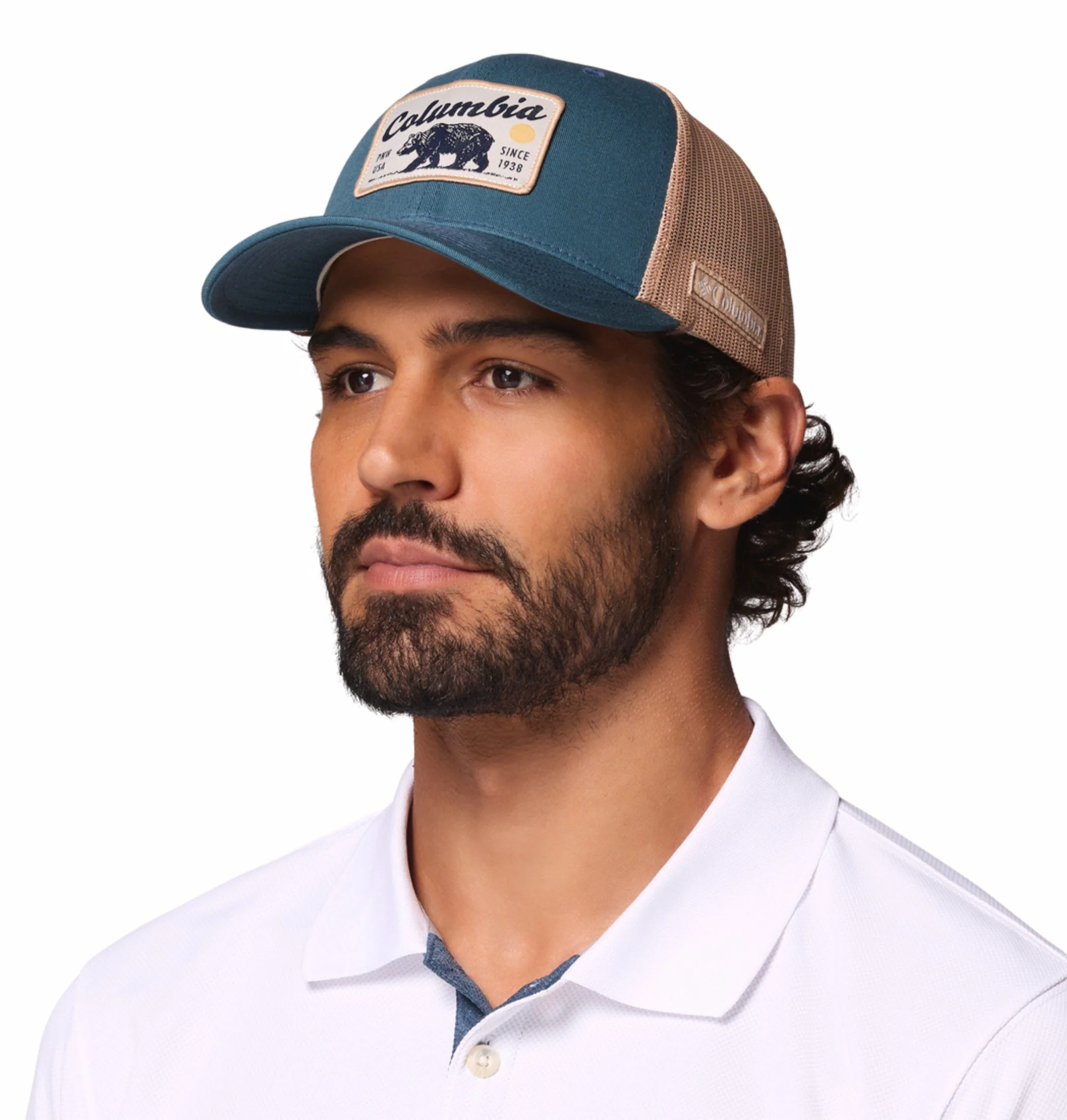Columbia Unisex Blue Mesh Snap Back Cap