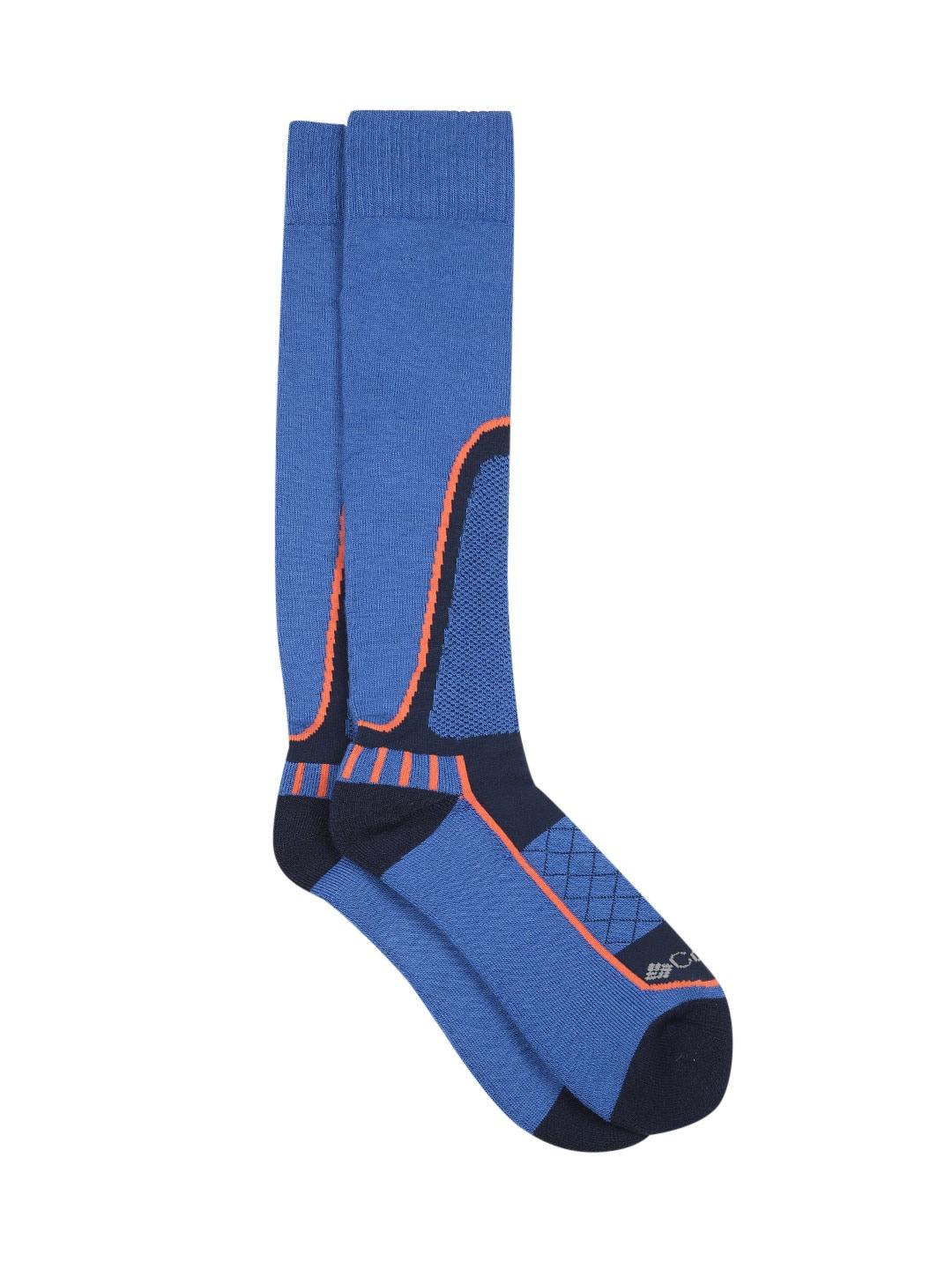 Columbia Unisex Navy Blue SOCKS UX 1P SKI OTC/LRG 1 PAIR (1 Pair) (Non Returnable) - Image 2