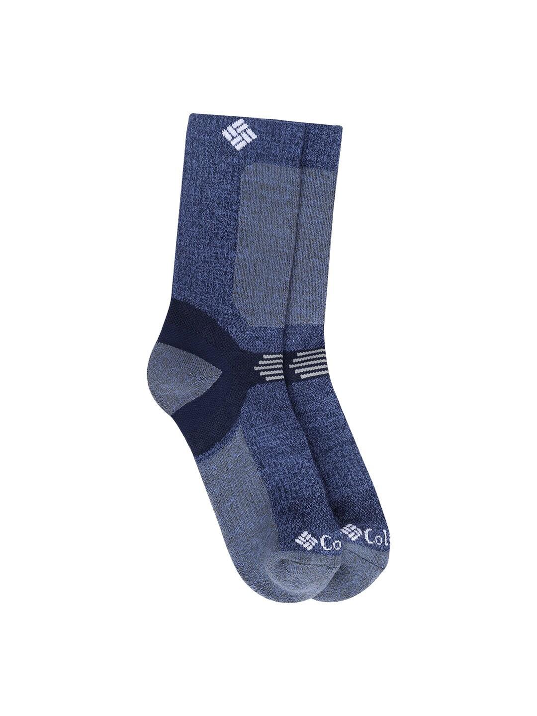 Columbia Unisex Blue SOCKS UX 1P HK-LTCROPCREW (1 Pair) (Non Returnable)