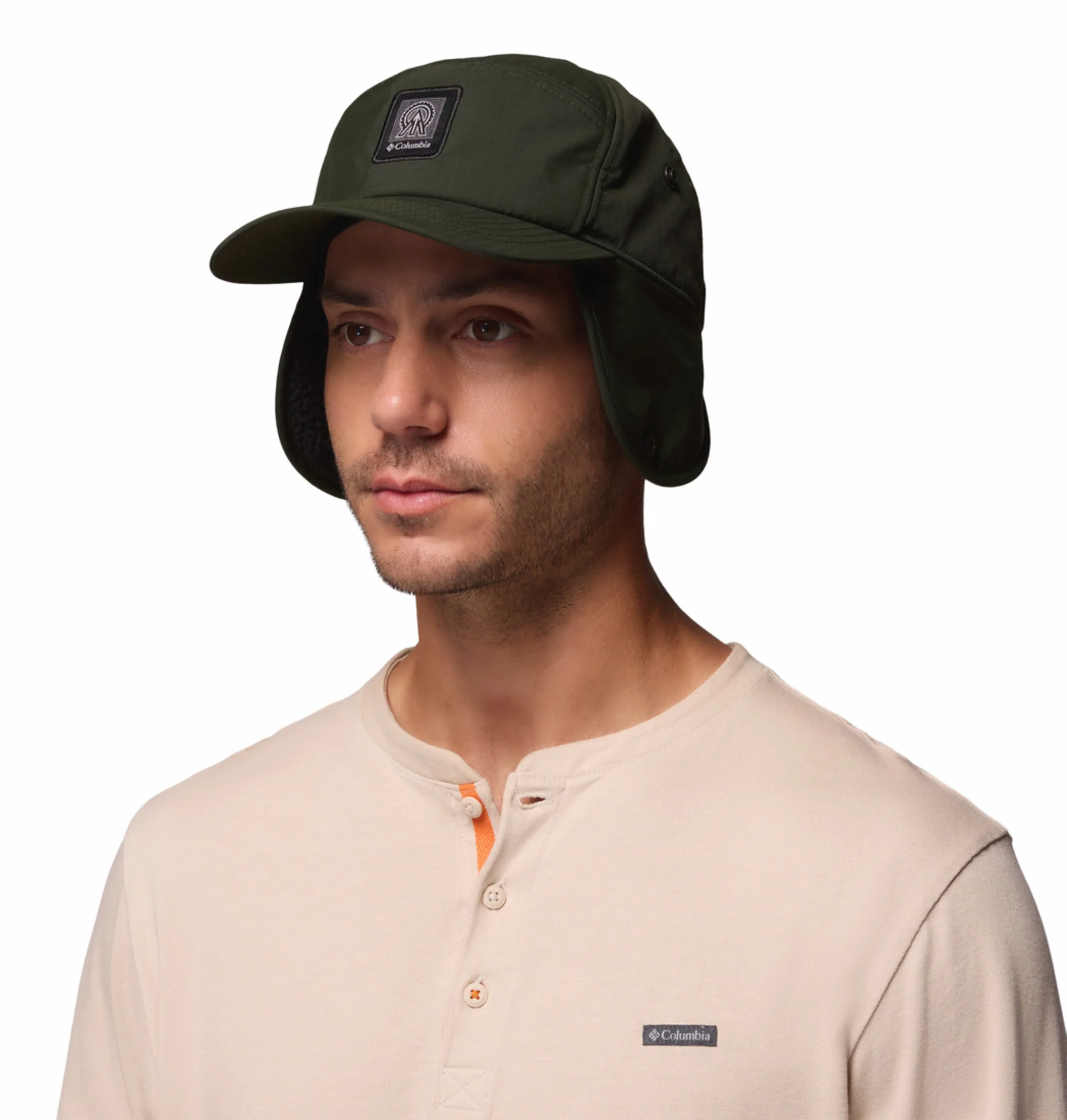 Columbia Unisex Green Landroamer Ear Flap Cap