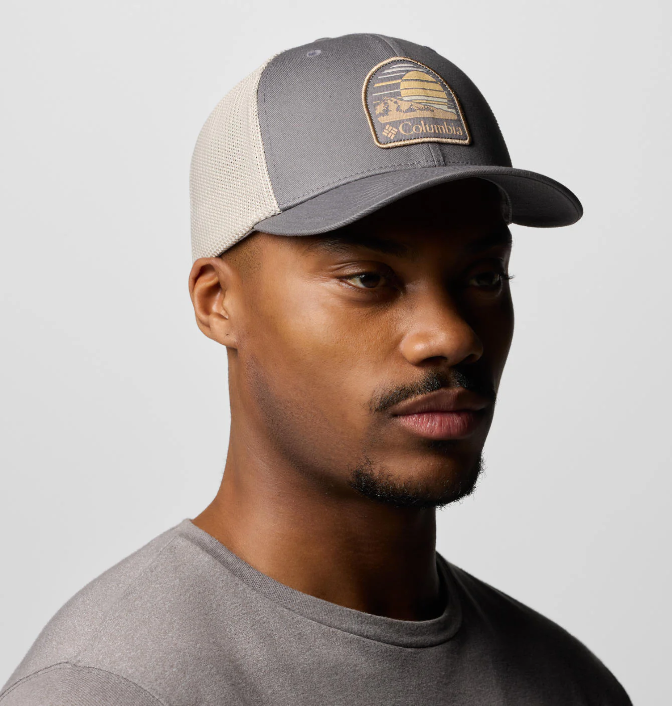 Columbia Unisex Grey Columbia Mesh Ballcap