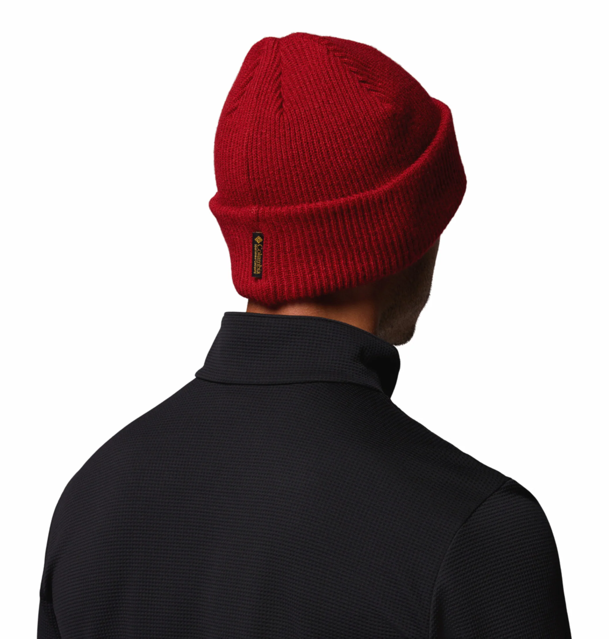 Columbia Unisex Maroon Provisions Cuffed Beanie - Image 4