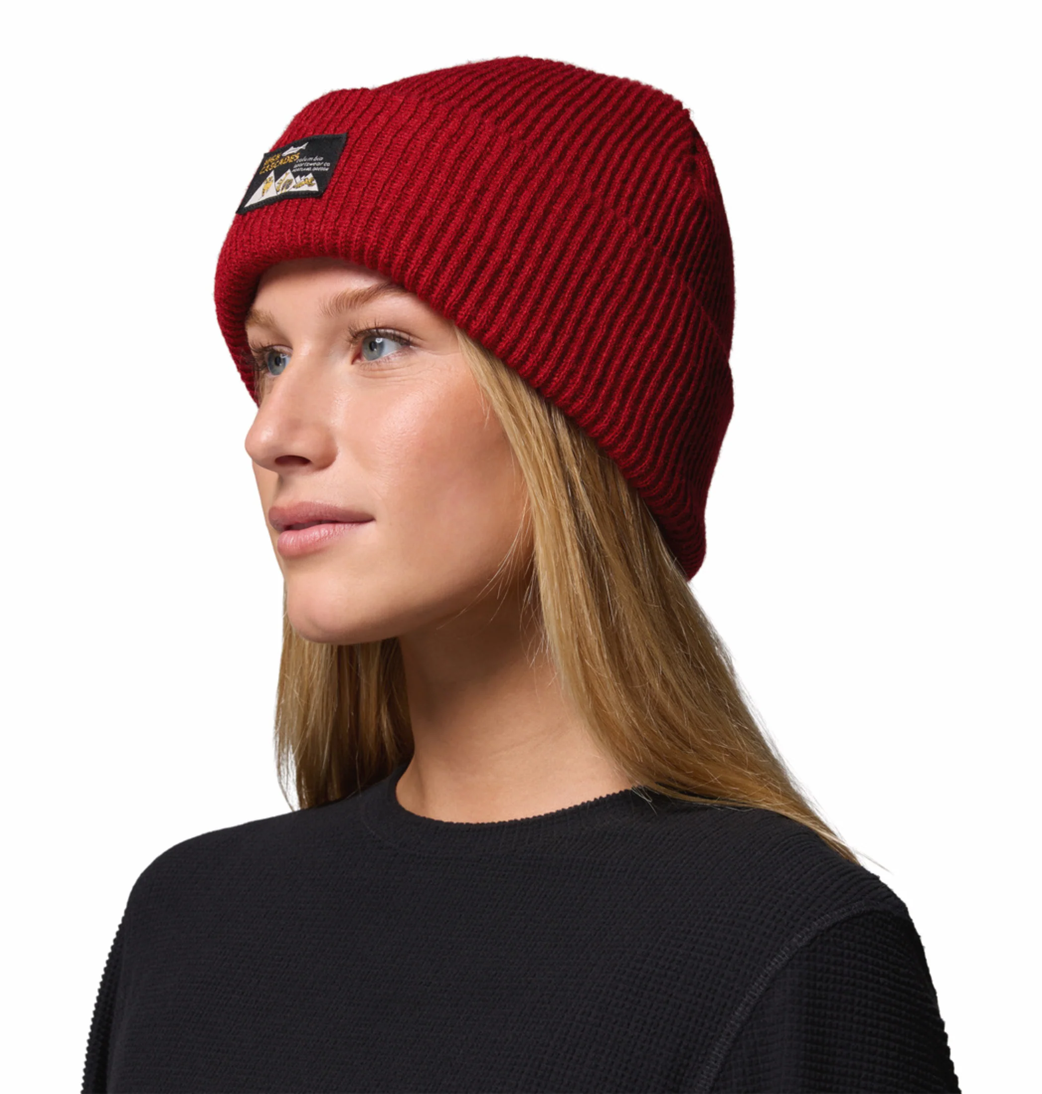 Columbia Unisex Maroon Provisions Cuffed Beanie - Image 6