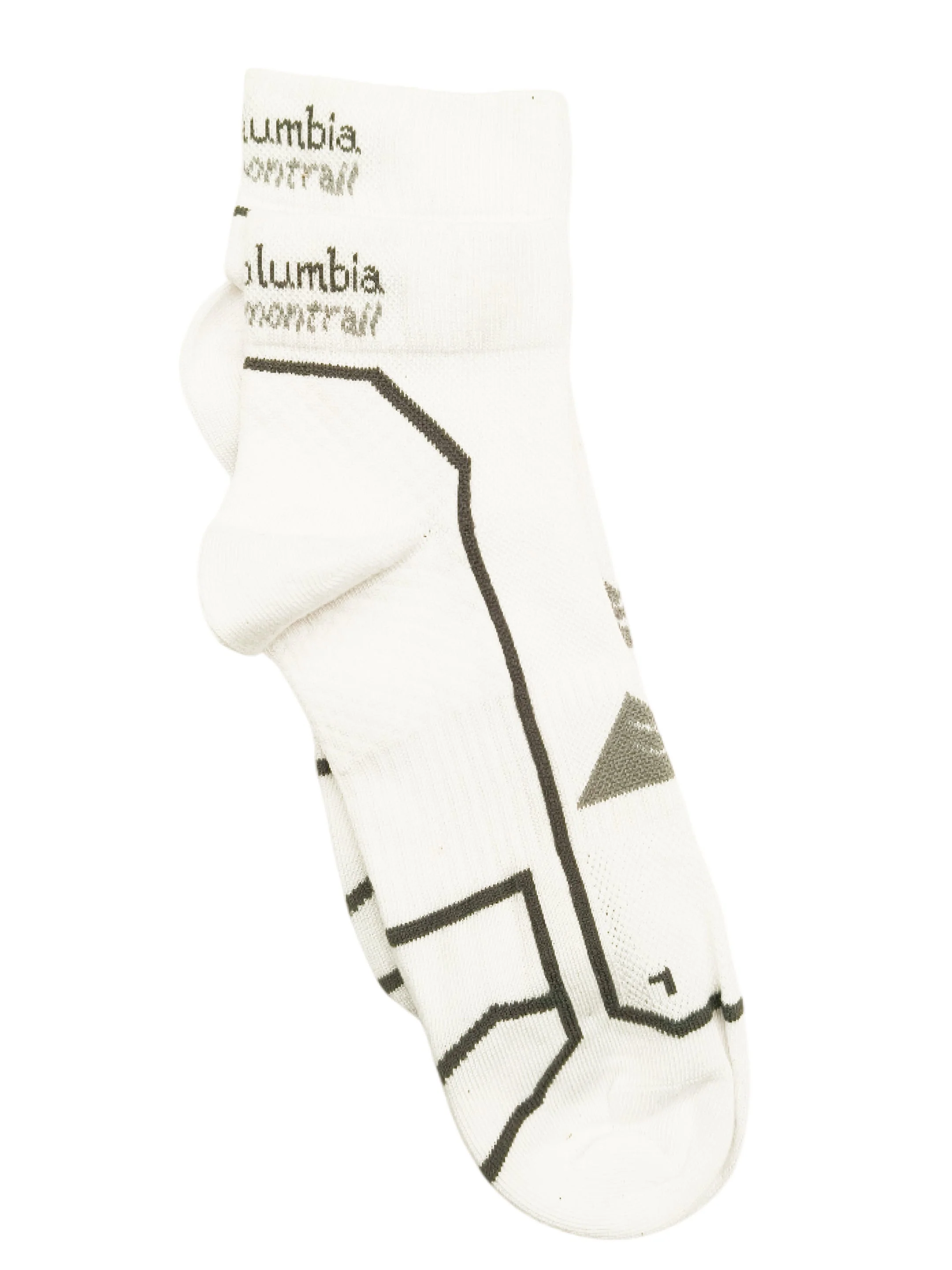Columbia Unisex White Run Lowcut Socks - Pack of 1