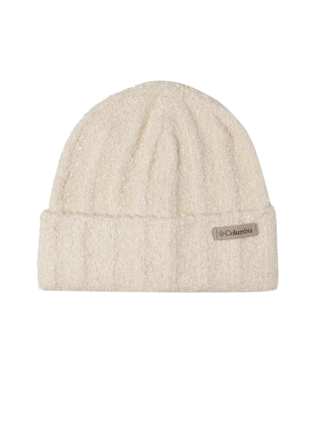 Columbia Unisex White Slowcamp Cuffed Beanie