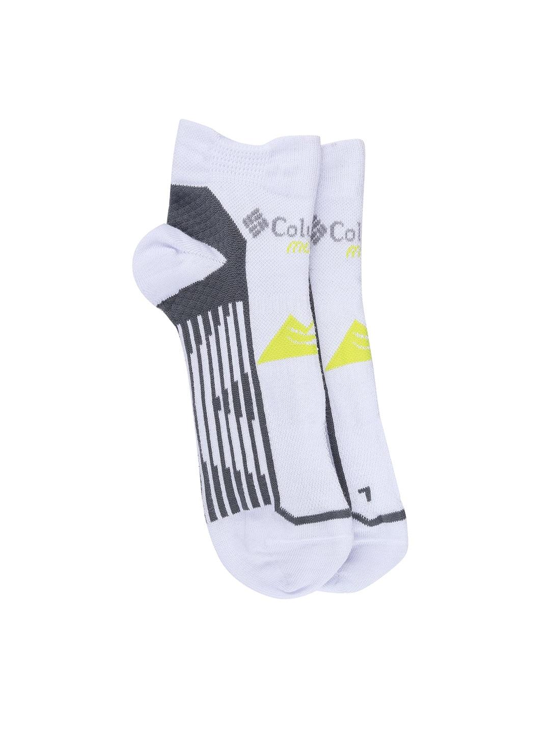 Columbia Unisex White SOCKS UX 1P -RUN LC-OPTICAL (1 Pair) (Non Returnable)